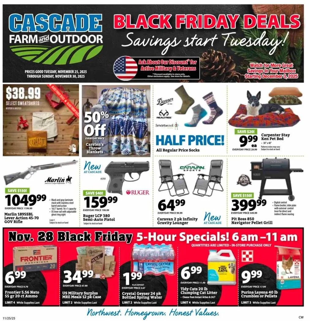 Weekly ad Bi - Mart Sales from November 25 to November 30 2025 - Page 1