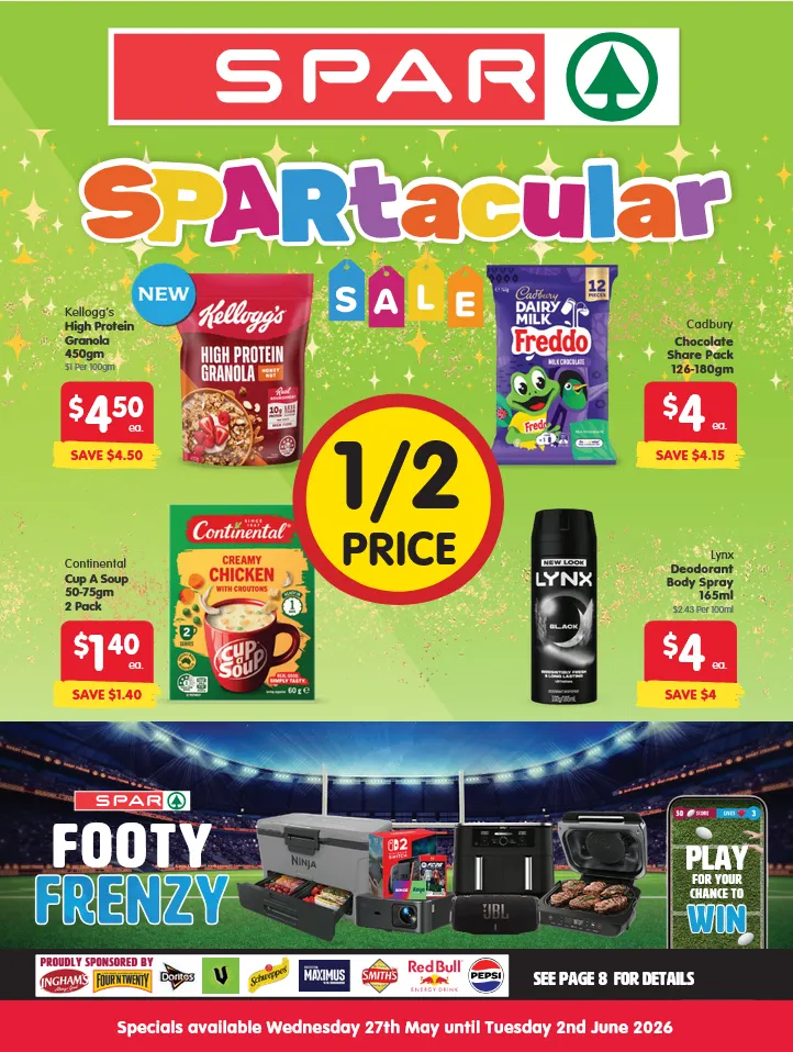  SPAR Sales from 27 May to 2 June 2026 - Catalogue Page 