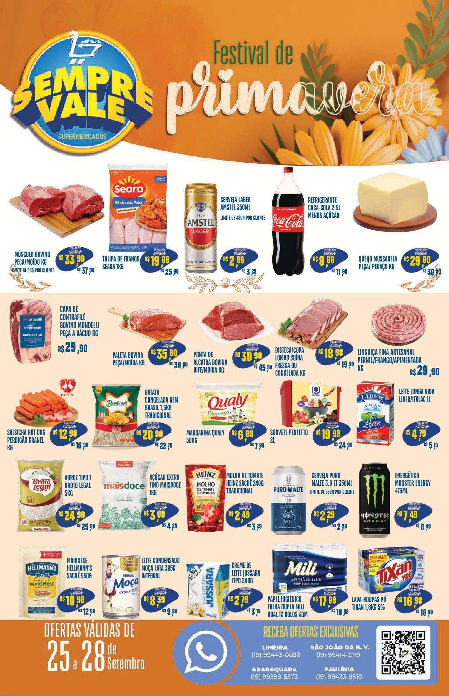 Encarte de Folhetos Sempre Vale Supermercados 25 de setembro até 28 de setembro 2025 - Pagina 