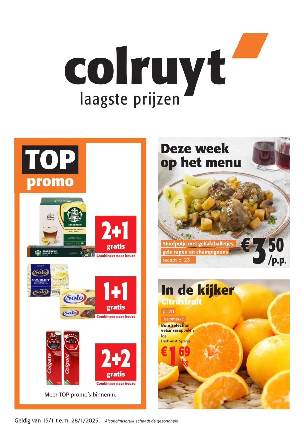 Colruyt Promoties van 21 januari tot 28 januari 2025 - folder pagina 