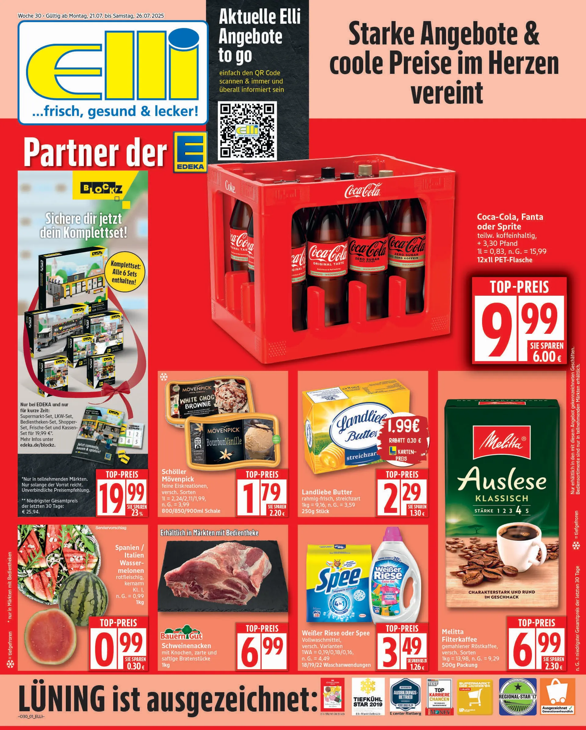 Elli Markt Prospekte von 21. Juli bis 26. Juli 2025 - Prospekt seite 1