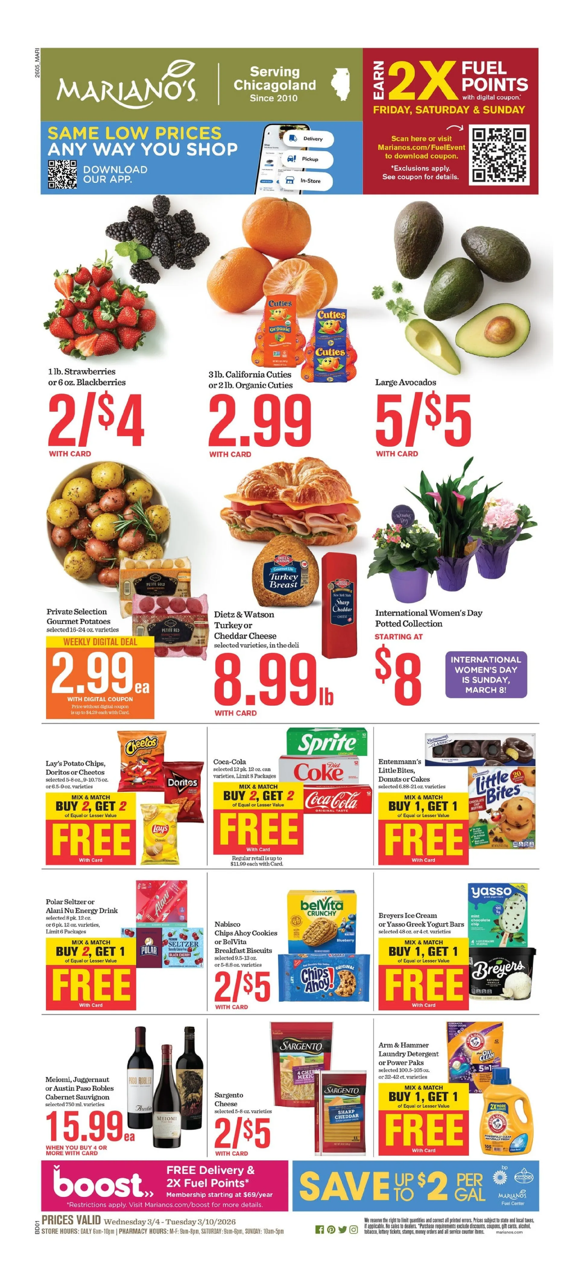 Weekly ad Mariano's Sales from March 4 to March 10 2026 - Page 1