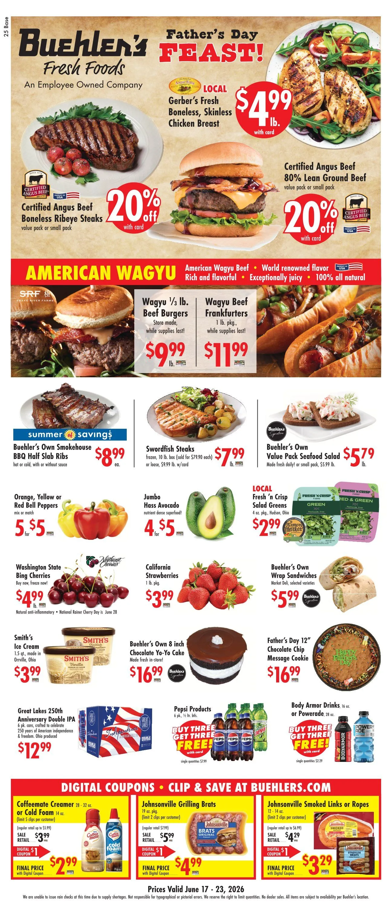 Weekly ad  Buehler's Fresh Foods  Sales from June 17 to June 23 2026 - Page 