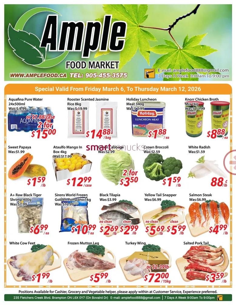 Ample Food Market Sales from March 6 to March 12 2026 - flyer page 1