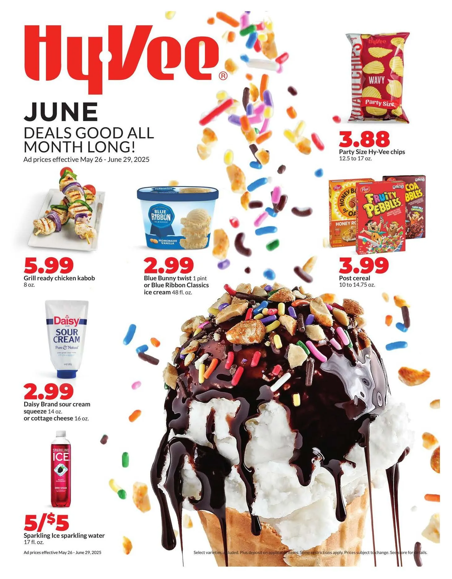 Weekly ad HyVee Sales from May 26 to June 29 2025 - Page 1
