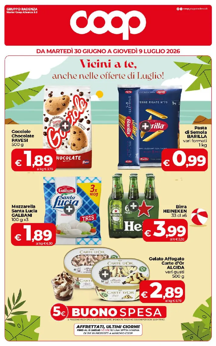 Coop Volantino da 30 giugno a 9 luglio di 2026 - Pagina del volantino 1