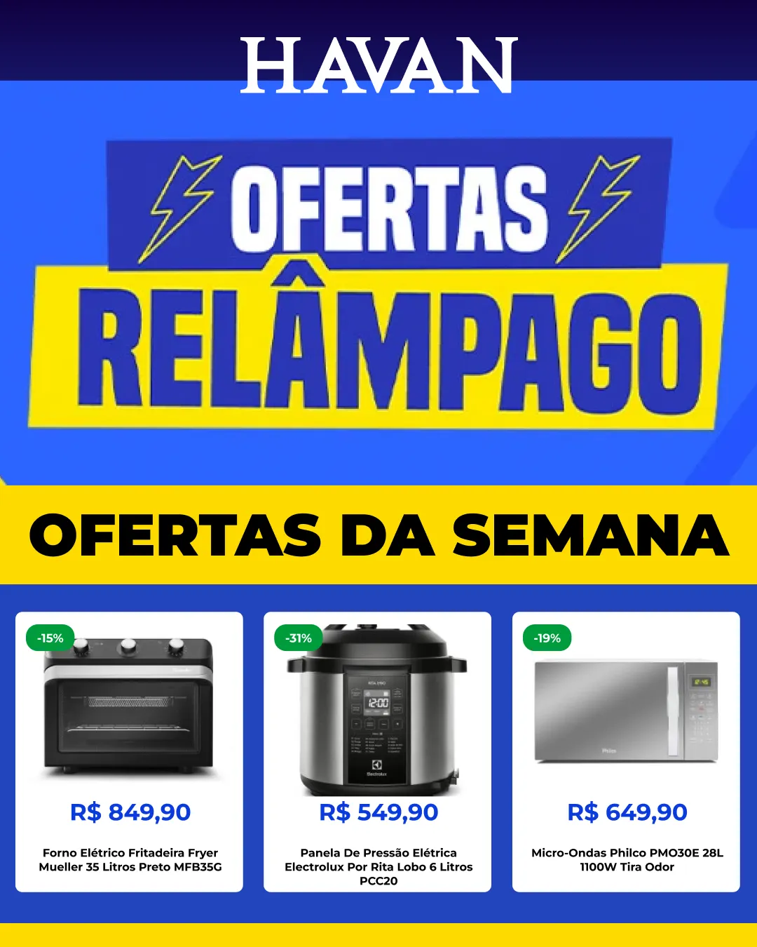 Encarte de  Havan Ofertas 18 de maio até 6 de junho 2026 - Pagina 