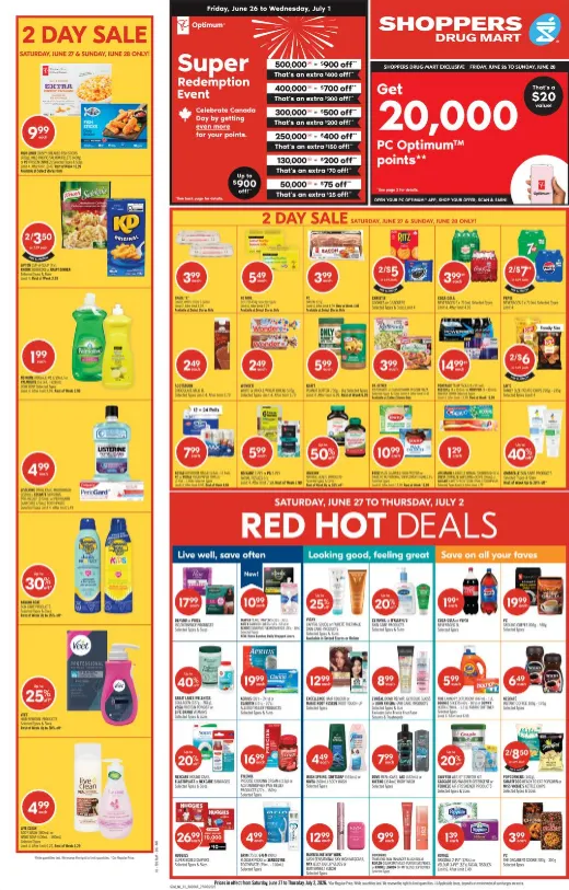  Shoppers Drug Mart Sales from June 27 to July 2 2026 - flyer page 1