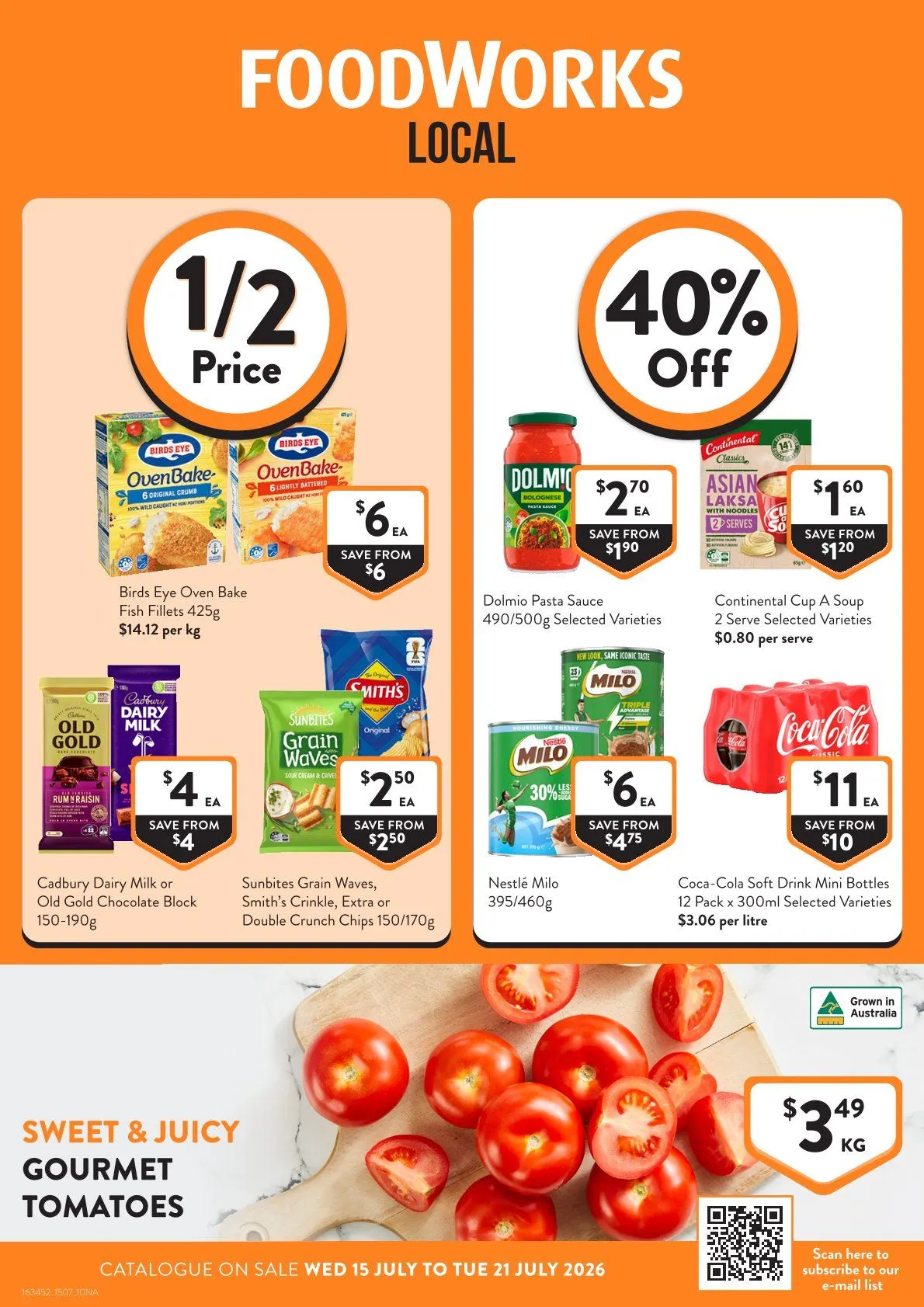 Foodworks Sales - Catalogue valid from 15 July to 21 July 2026 - page