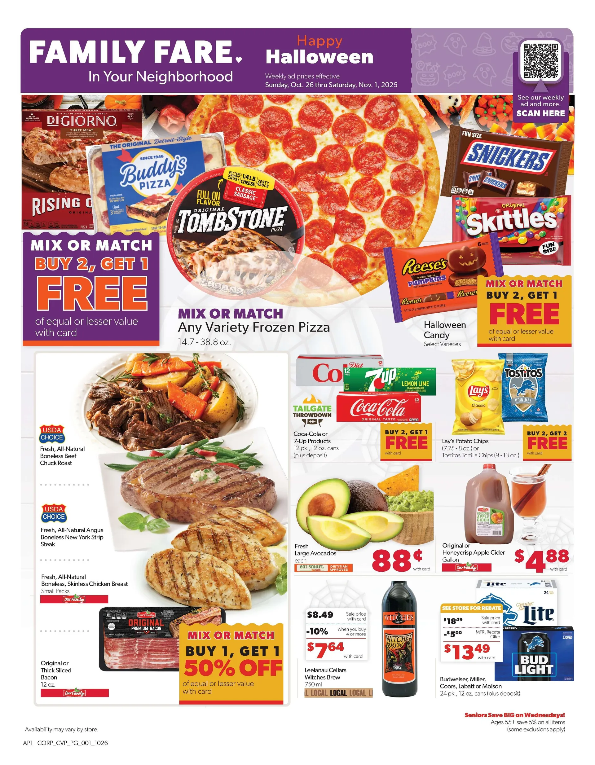Weekly ad Family Fare Sales from October 26 to November 1 2025 - Page 1