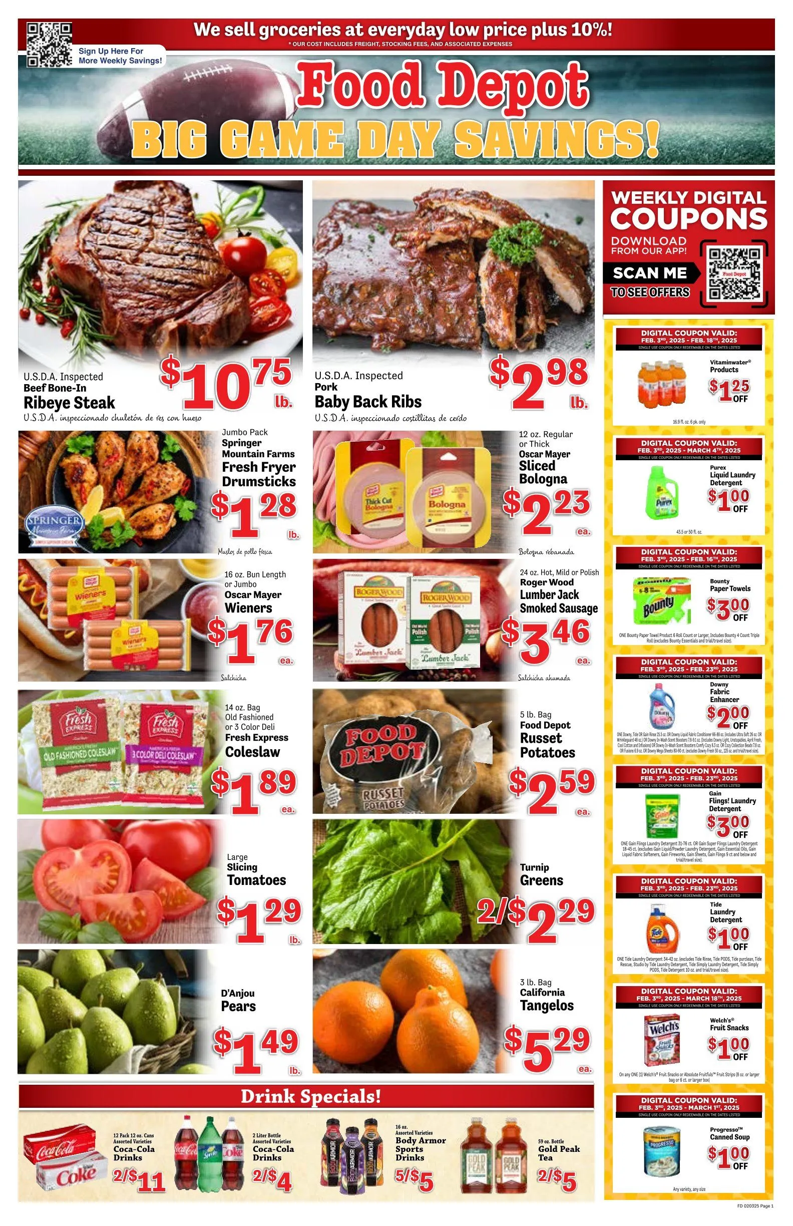 Weekly ad Food Fest Depot Deals from February 7 to February 9 2025 - Page 