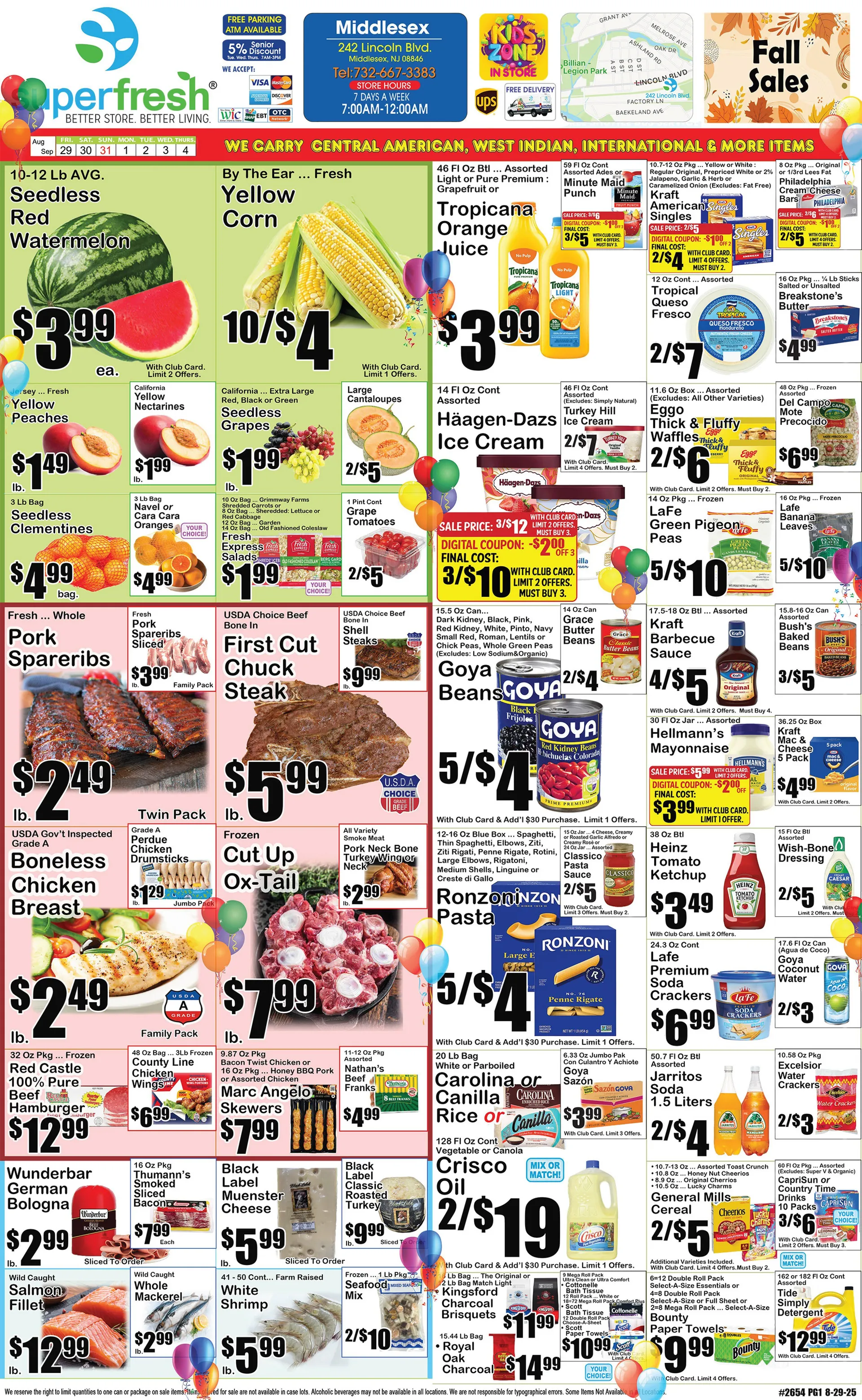 Weekly ad SuperFresh Sales from August 29 to September 5 2025 - Page 1