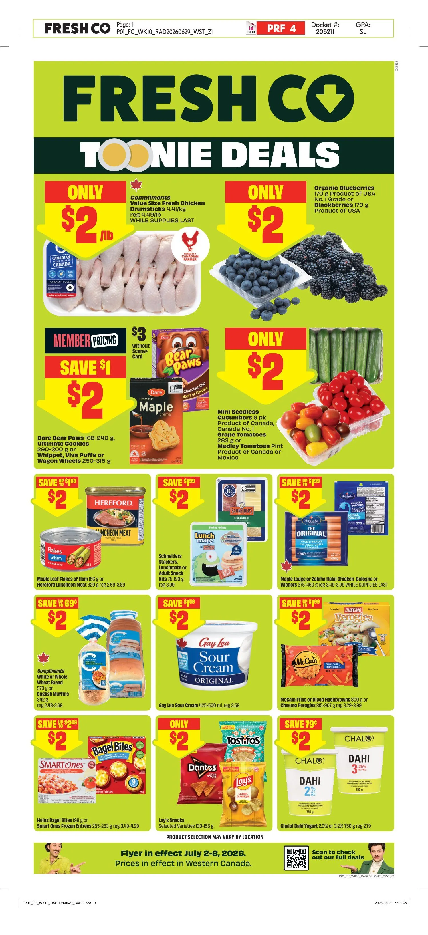 FreshCo Sales from July 2 to July 8 2026 - flyer page 1
