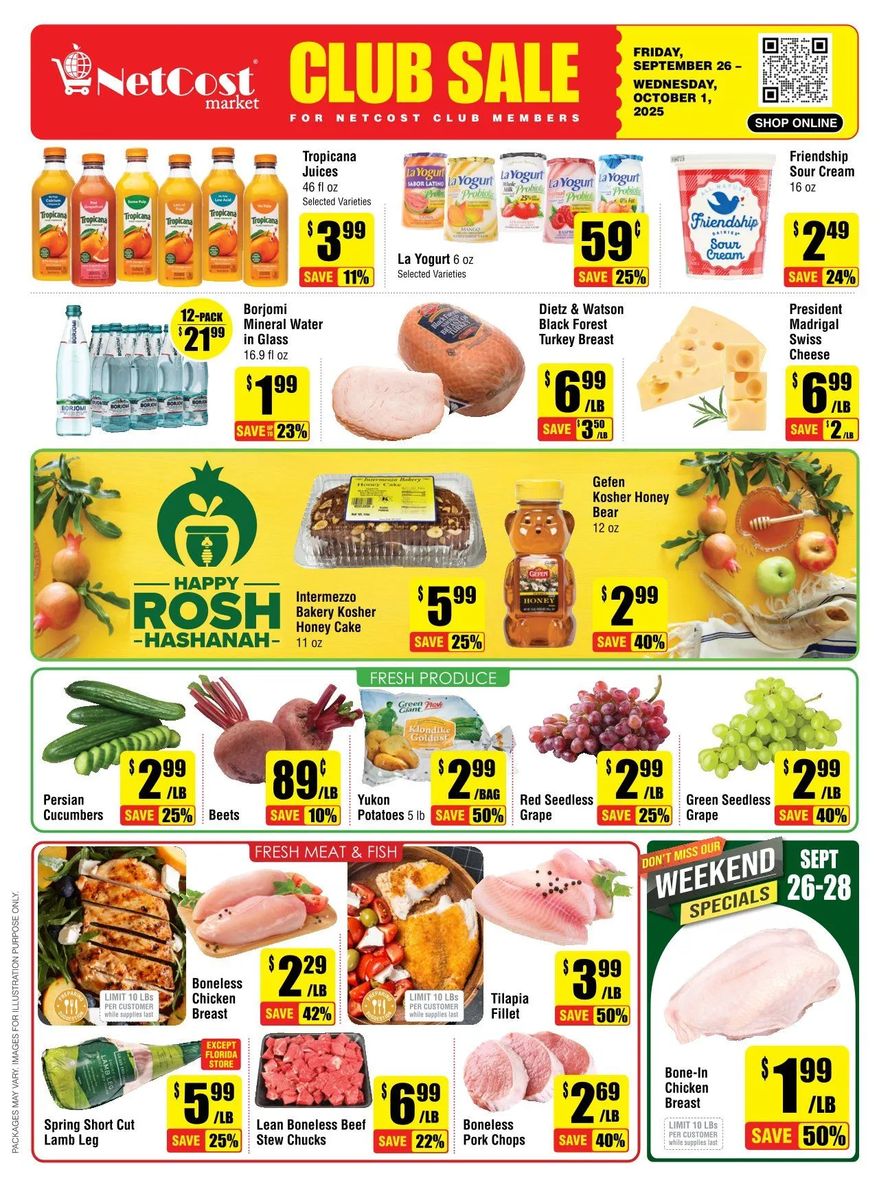 Weekly ad NetCost Market Sales from September 26 to October 1 2025 - Page 1