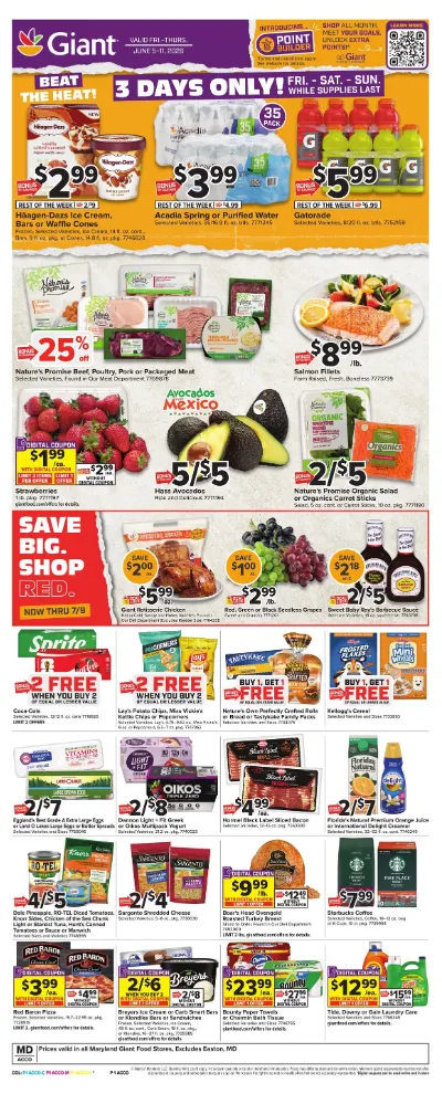 Weekly ad  Giant Food Sales from June 5 to June 11 2026 - Page 