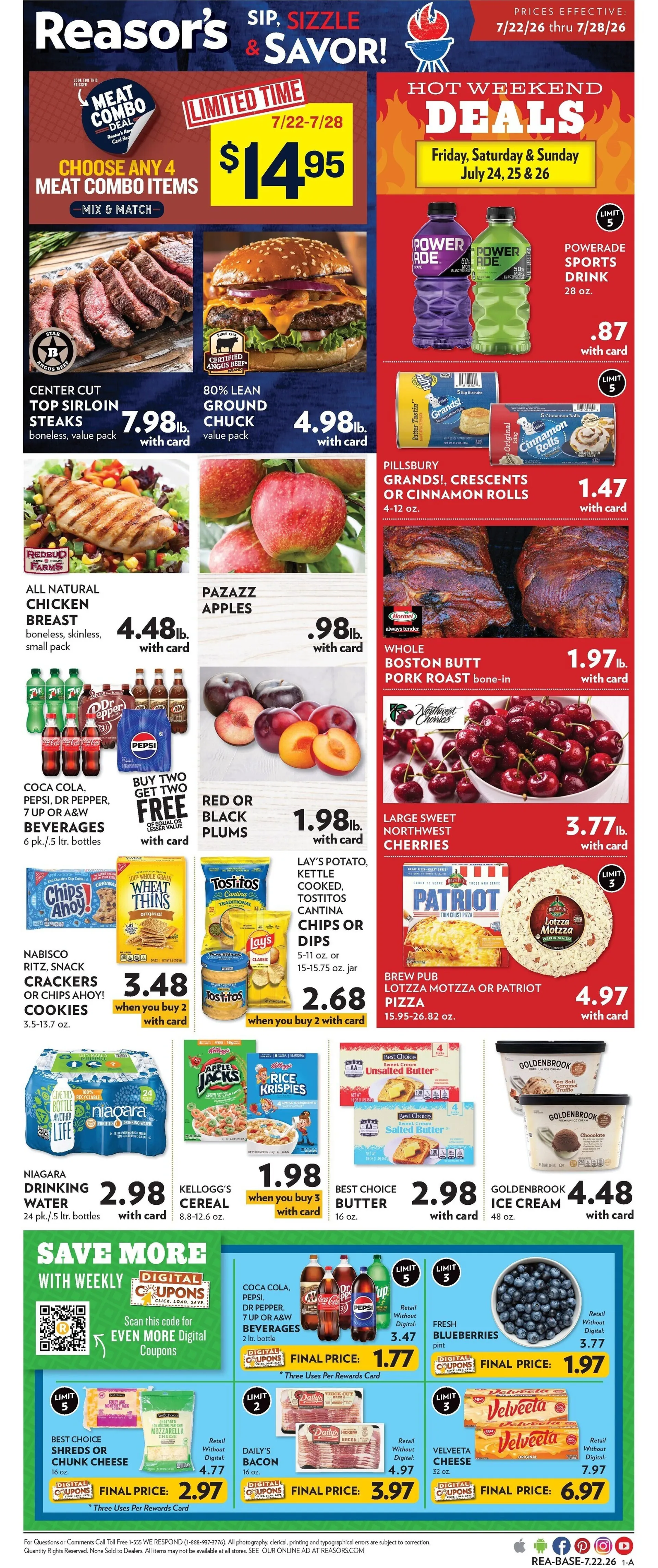 Weekly ad Reasor's Sales from July 22 to July 28 2026 - Page