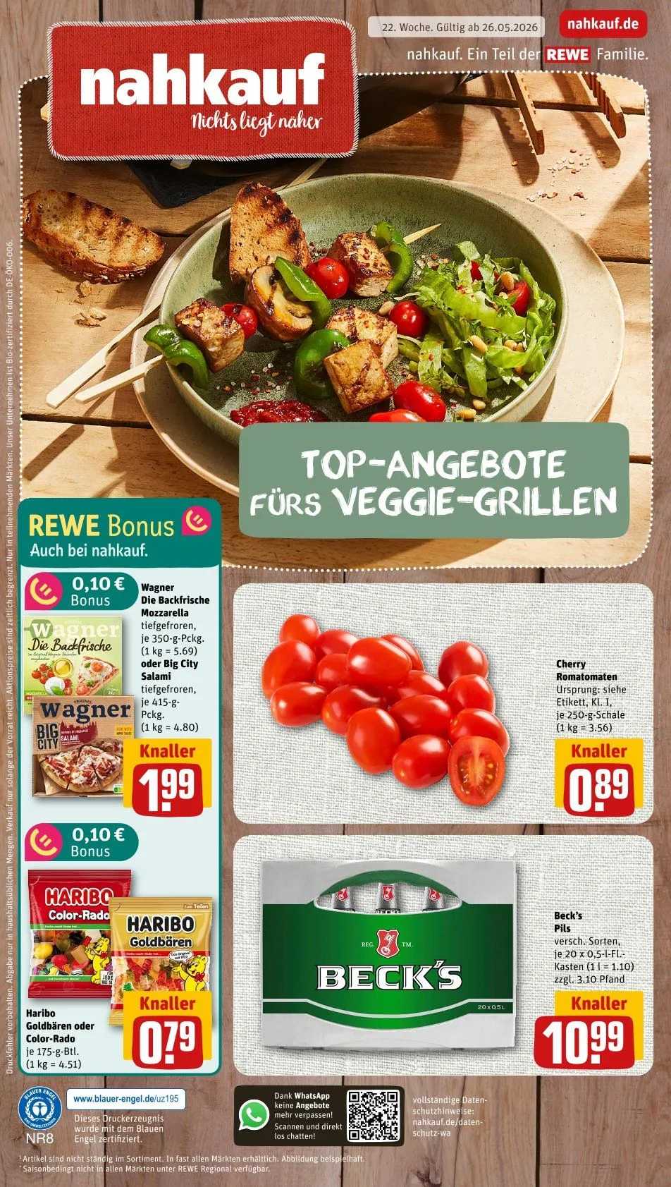 REWE Angebote von 26. Mai bis 30. Mai 2026 - Prospekt seite 1