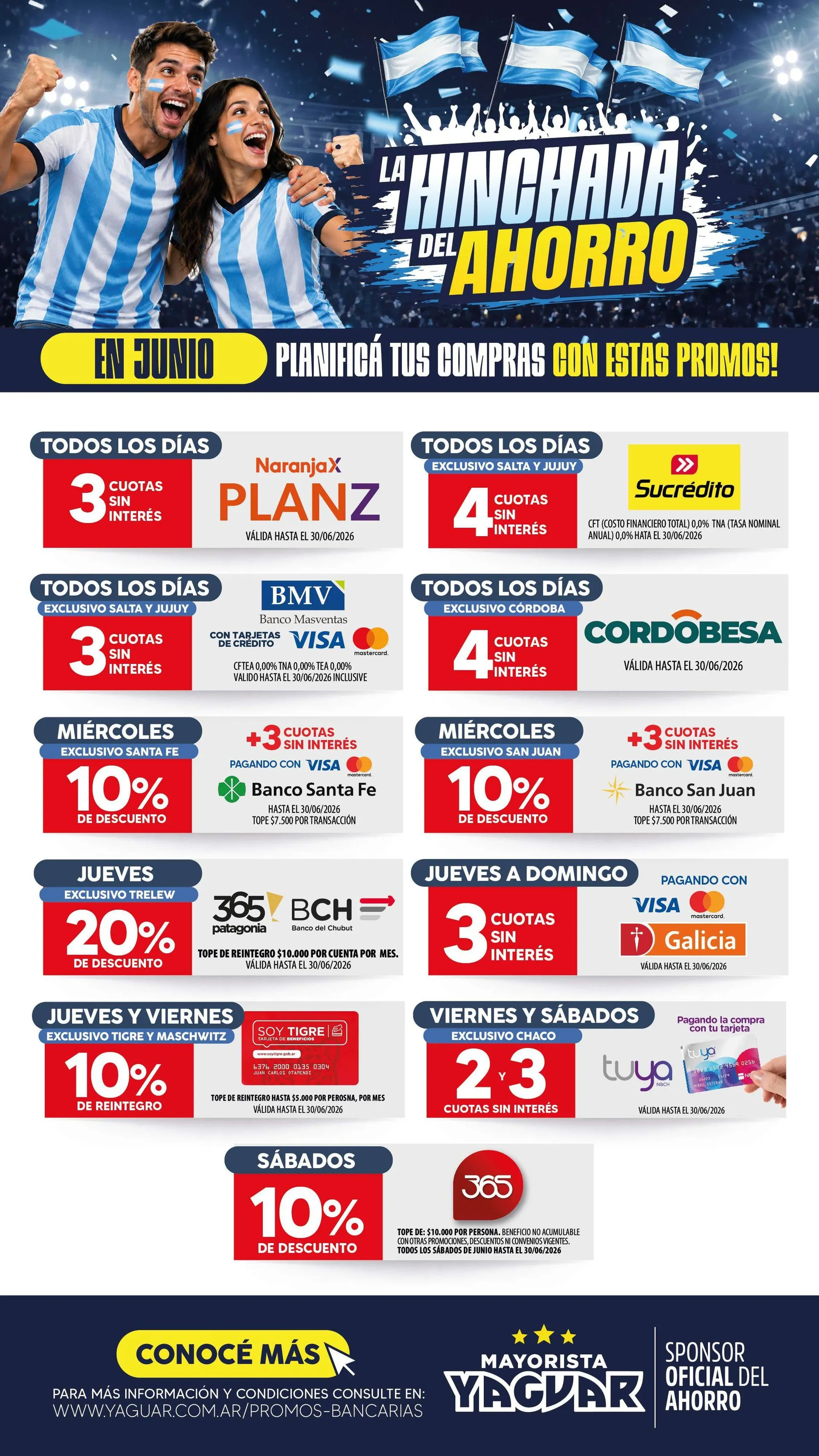 Ofertas de Ofertas Yaguar 1 de junio al 7 de junio 2026 - Página 1 del catálogo