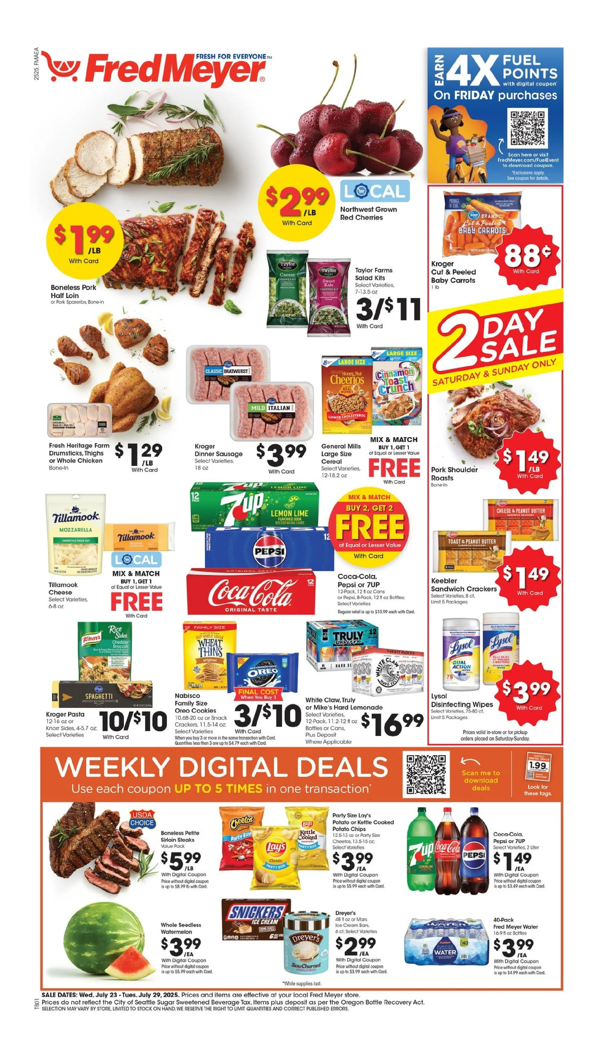 Weekly ad Fred Meyer weekly ads from July 23 to July 29 2025 - Page 1