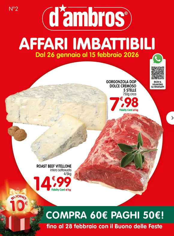  Volantini D'Ambros da 26 gennaio a 15 febbraio di 2026 - Pagina del volantino 