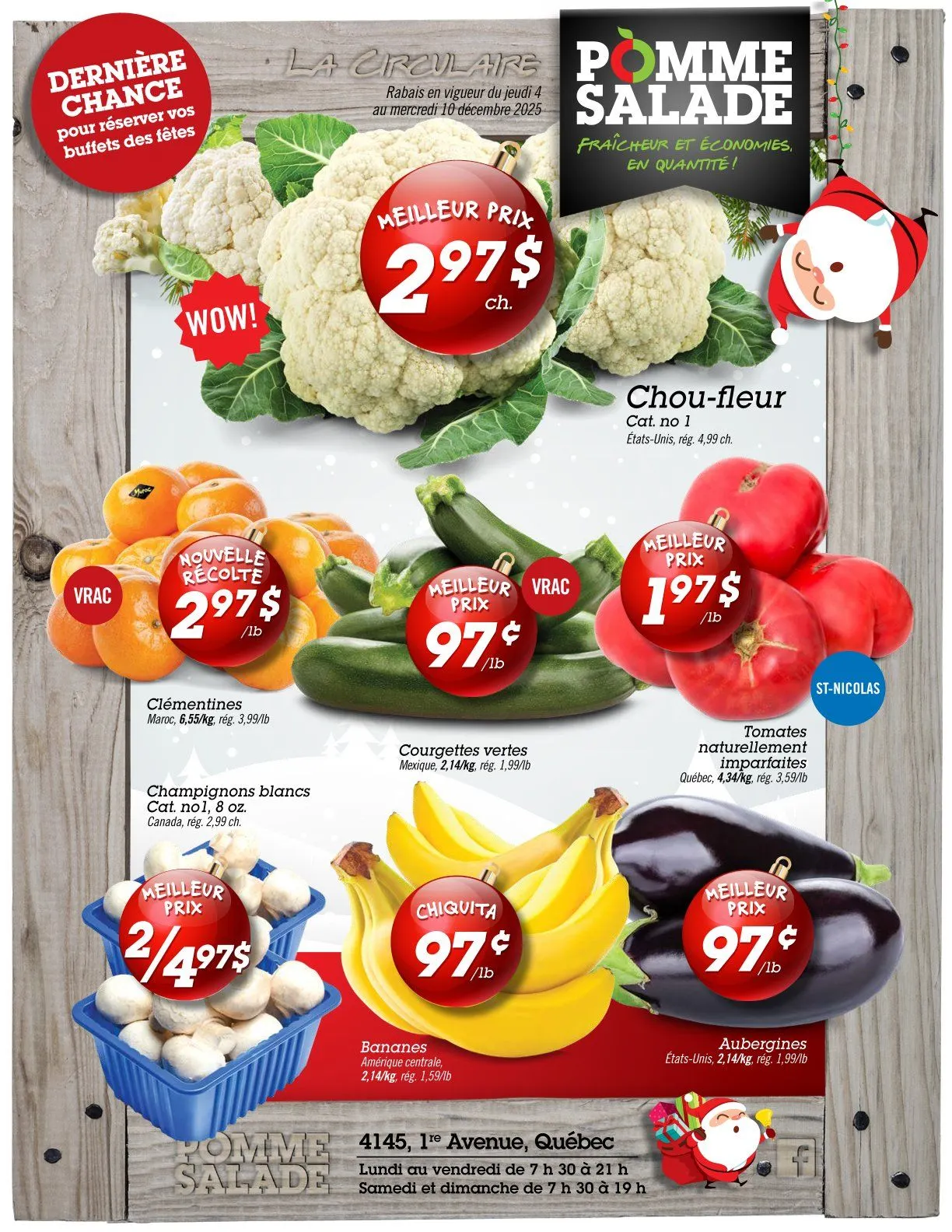Pomme Salade Sales from December 4 to December 10 2025 - flyer page