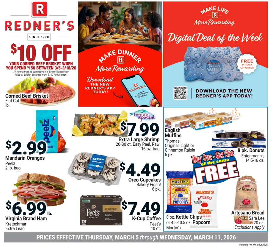 Weekly ad Redner's Market Sales from March 5 to March 11 2026 - Page 