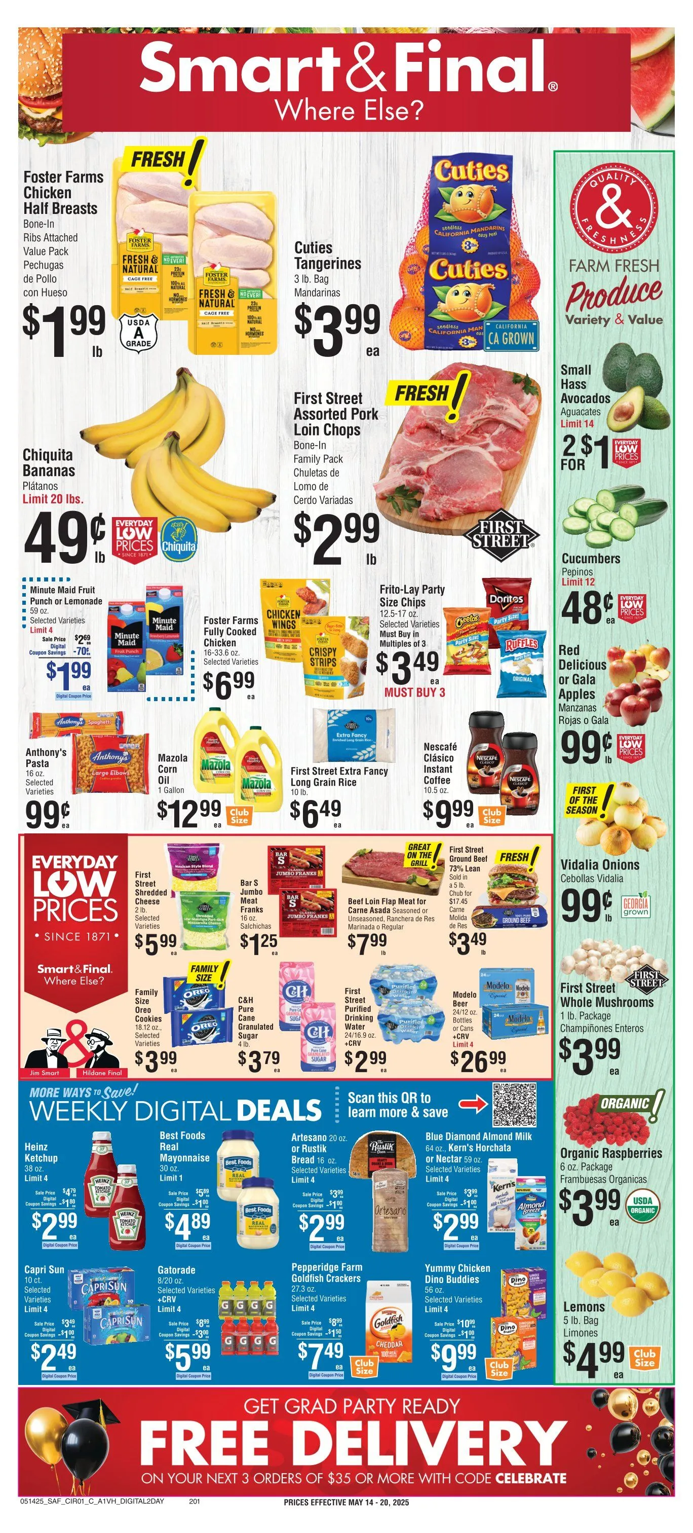 Weekly ad Smart and Final Sales from May 14 to May 20 2025 - Page 1