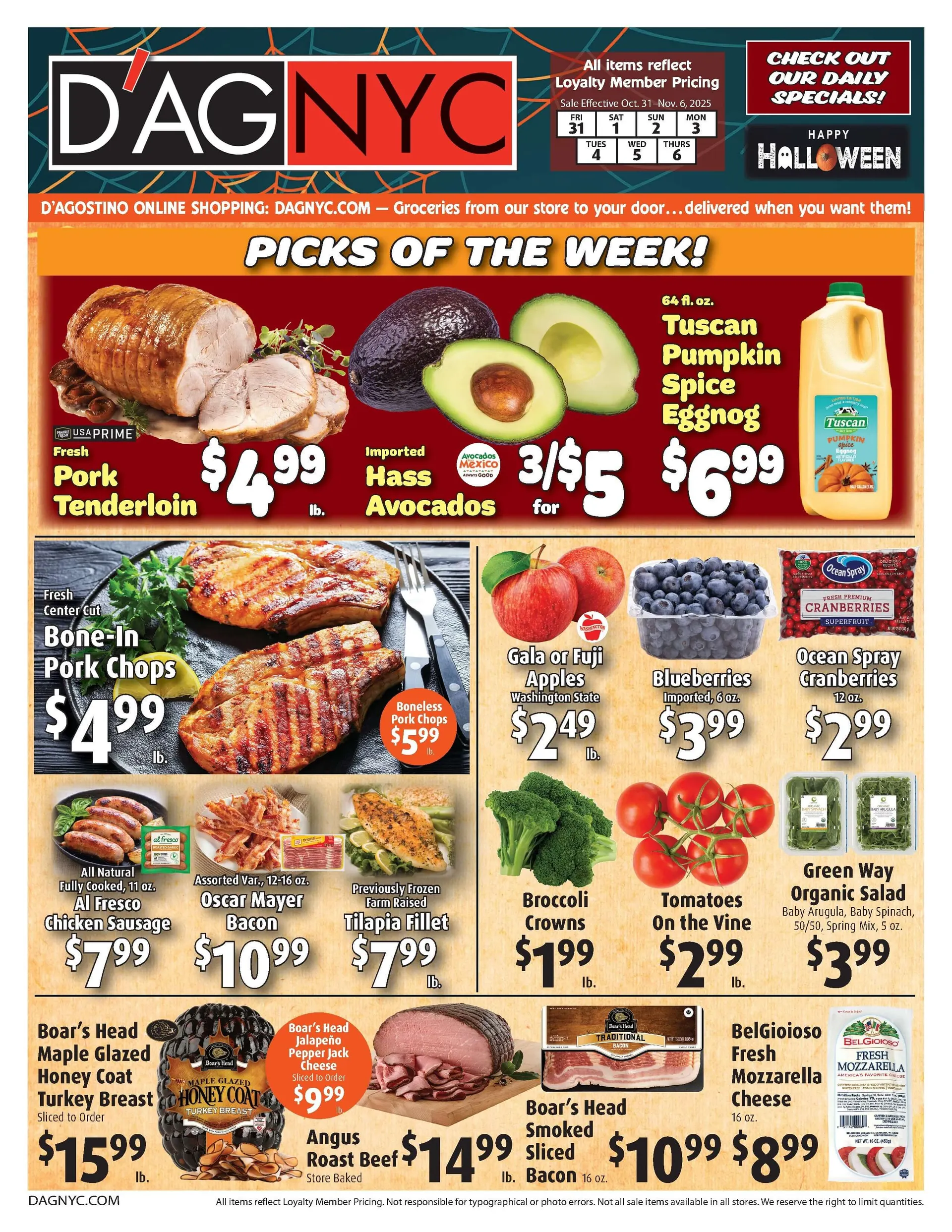 Weekly ad D'Agostino Supermarkets weekly ads from October 31 to November 6 2025 - Page 1
