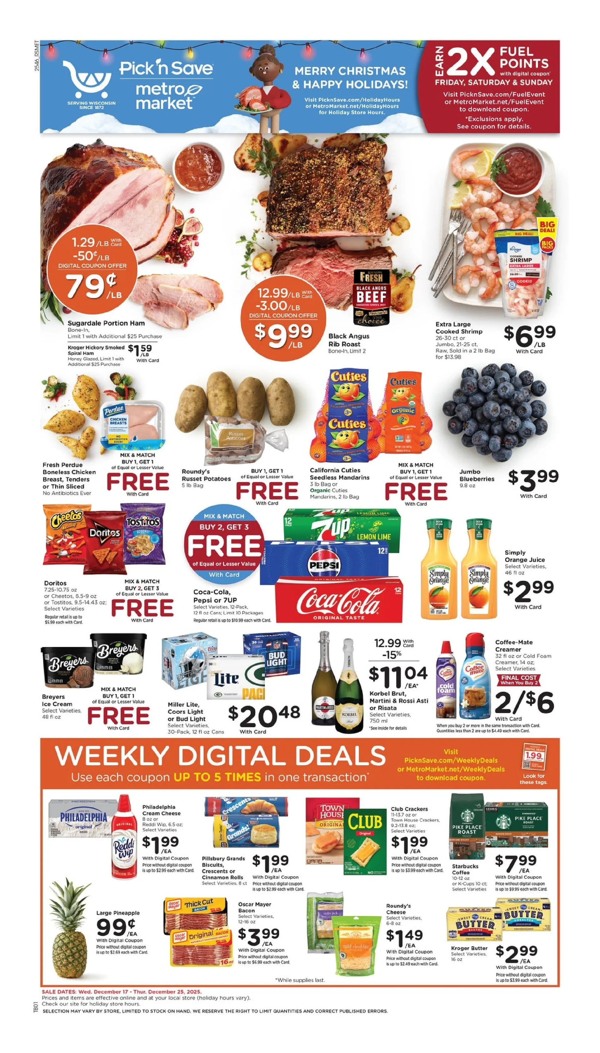 Weekly ad Metro Market Sales from December 17 to December 25 2025 - Page