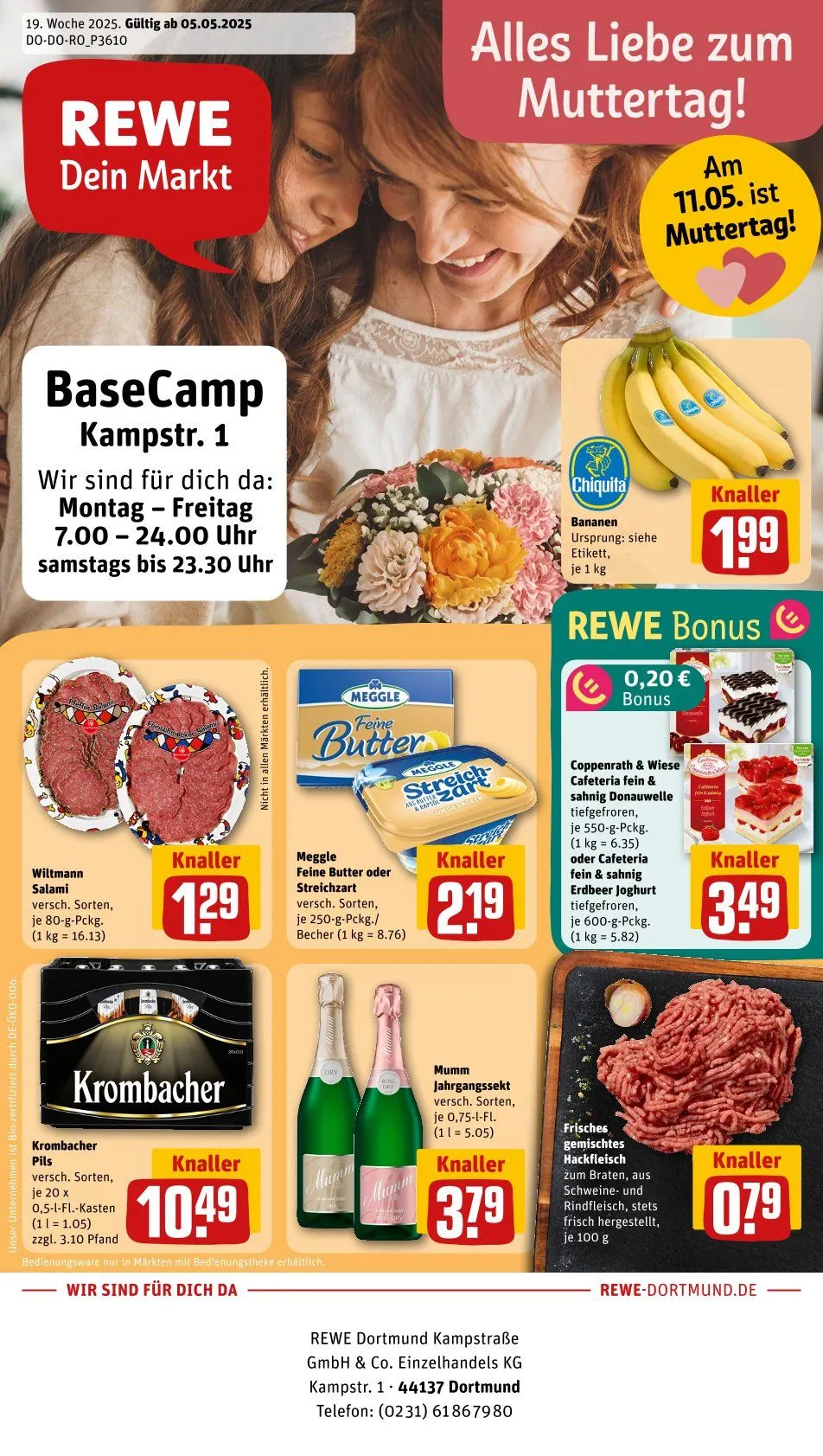 REWE Prospekt von 5. Mai bis 11. Mai 2025 - Prospekt seite 1