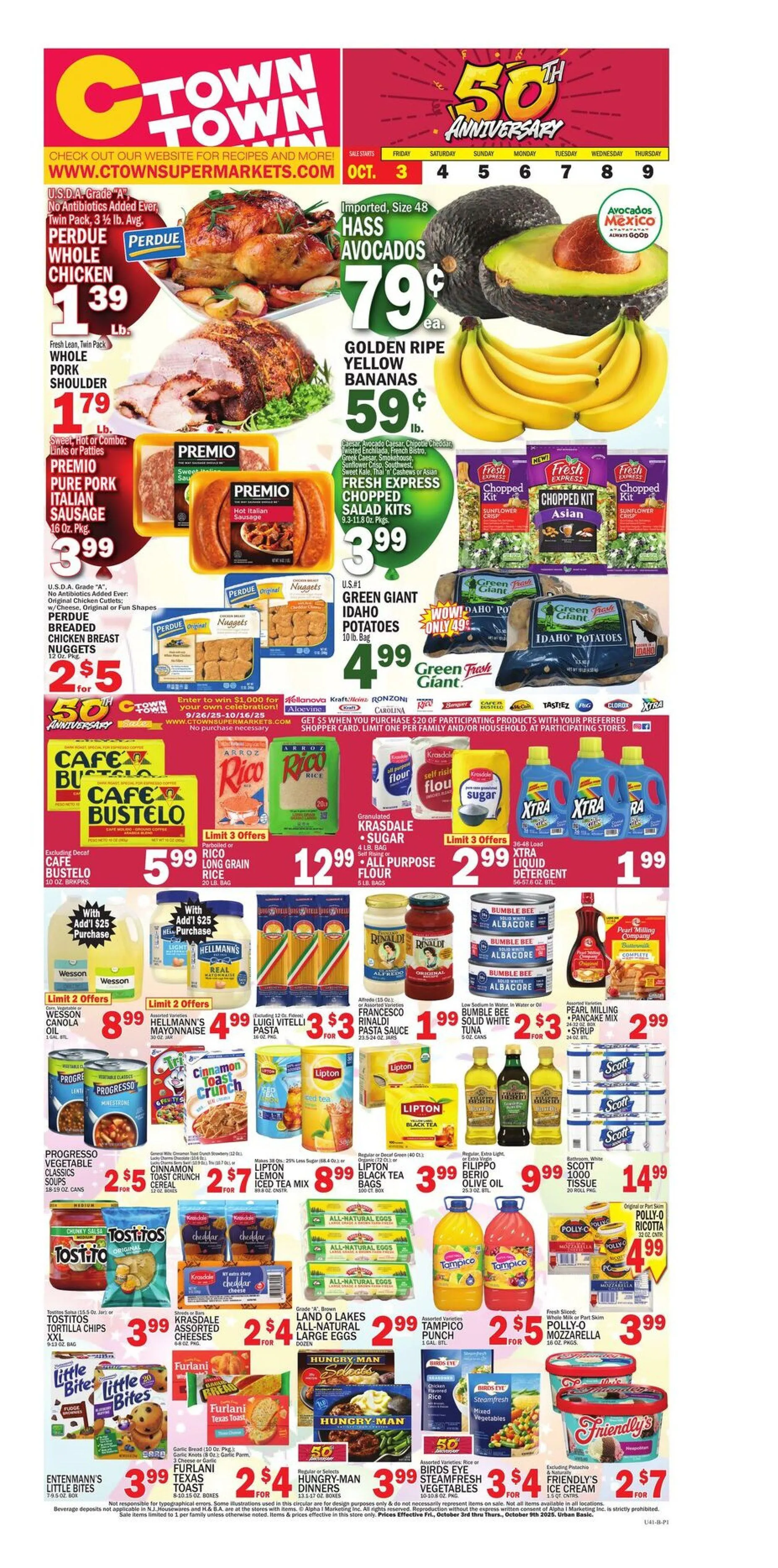 Weekly ad C-Town Sales from October 3 to October 9 2025 - Page 1
