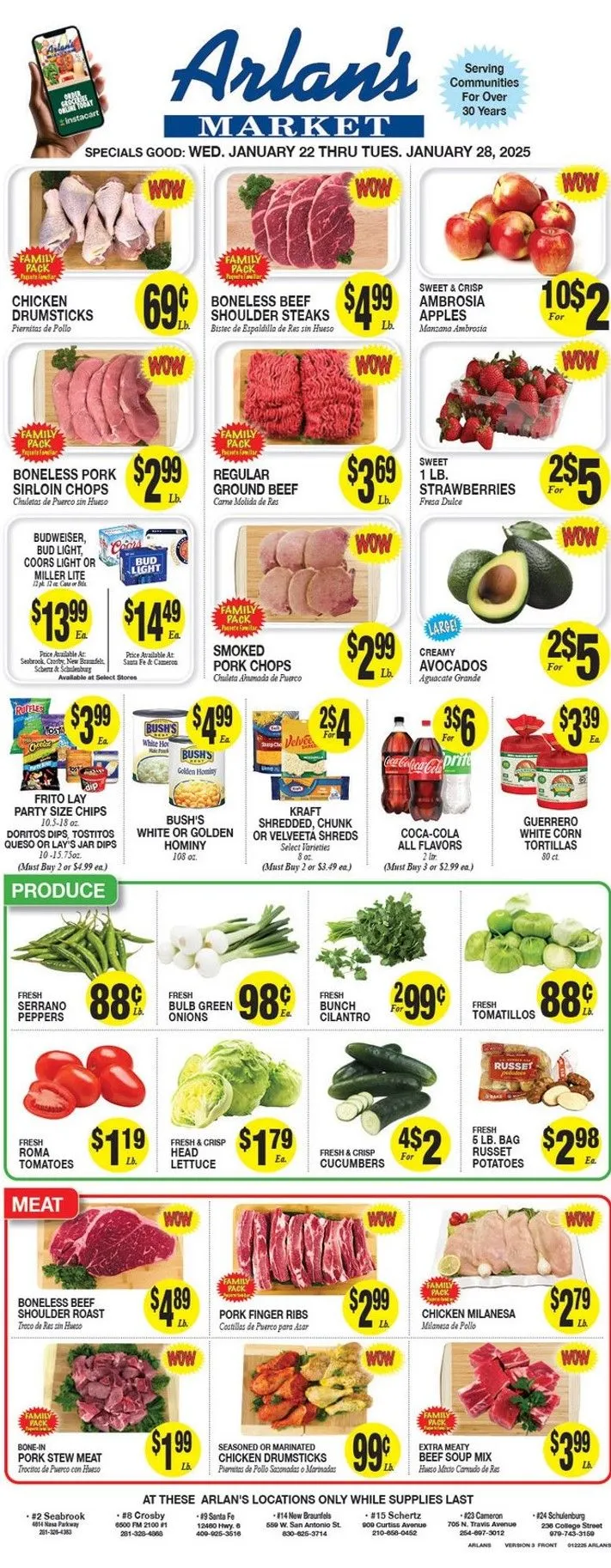 Weekly ad Arlan's Market Sales from January 22 to January 28 2025 - Page