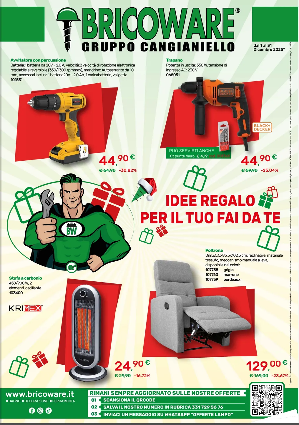 Natale da Bricoware da 1 dicembre a 31 dicembre di 2025 - Pagina del volantino 1