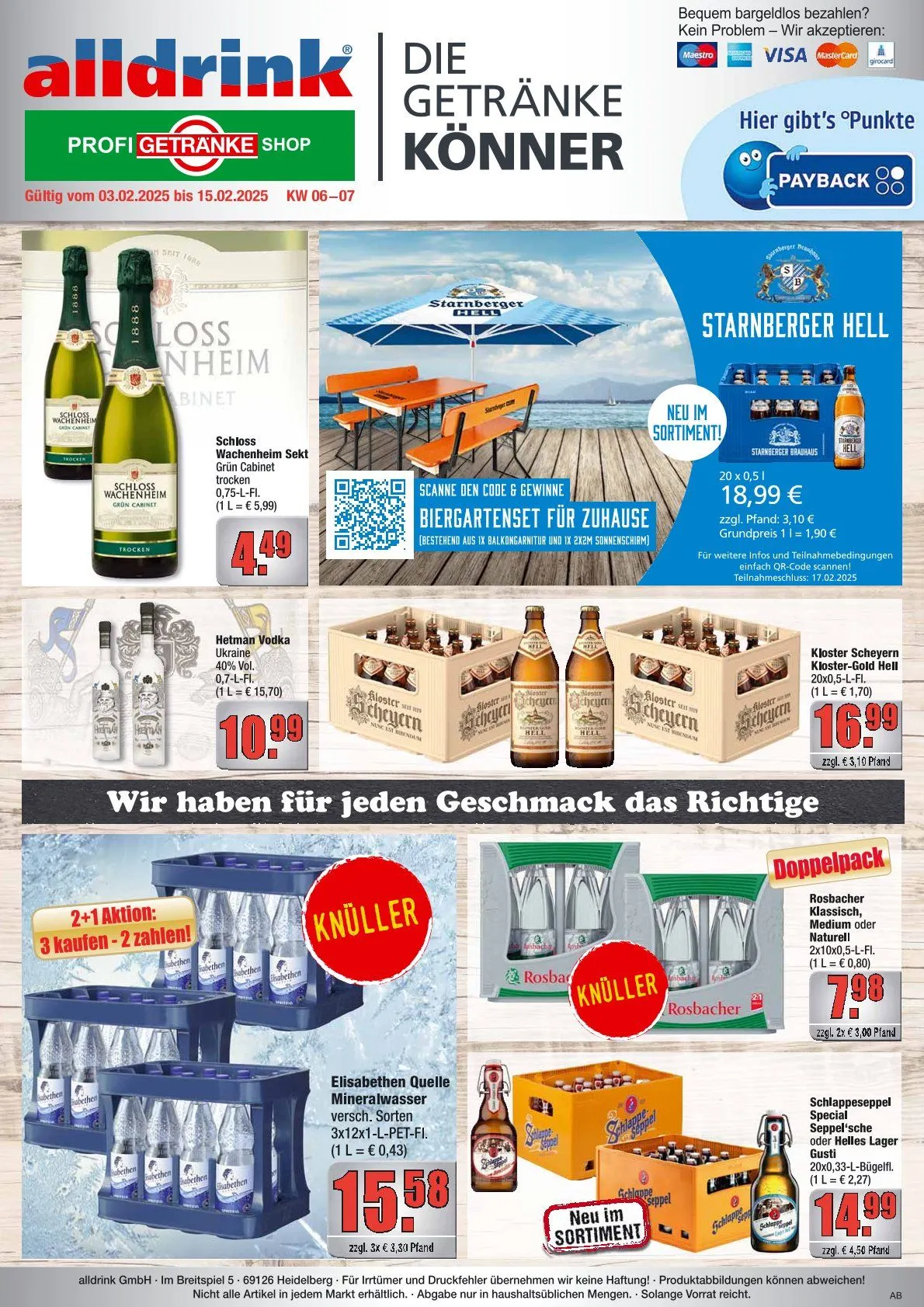 DE - alldrink von 13. Februar bis 15. Februar 2025 - Prospekt seite 