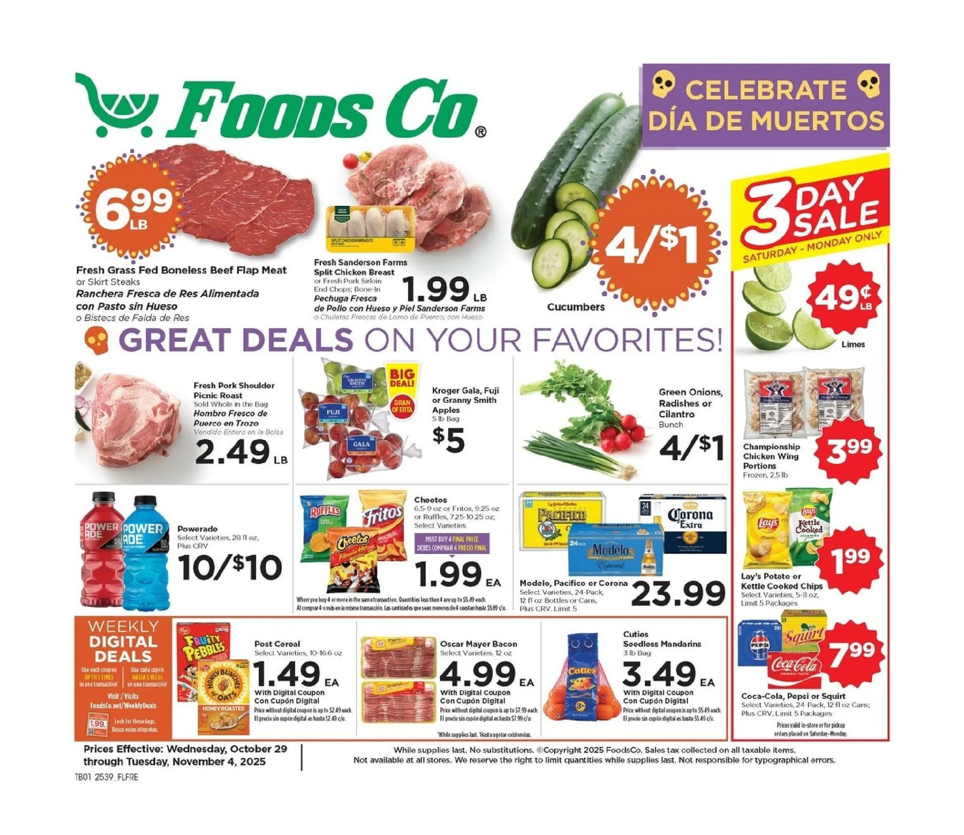 Weekly ad Foods Co. Sales from October 29 to November 4 2025 - Page