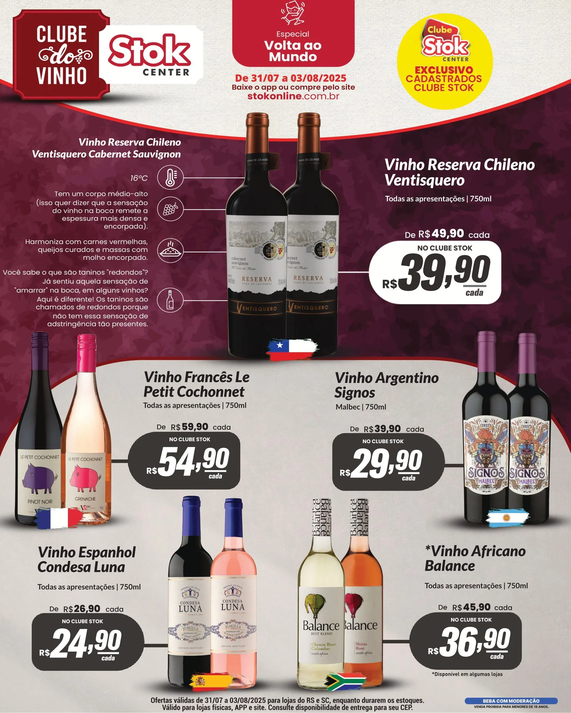 Encarte de Folhetos Stok Center 31 de julho até 4 de agosto 2025 - Pagina 1