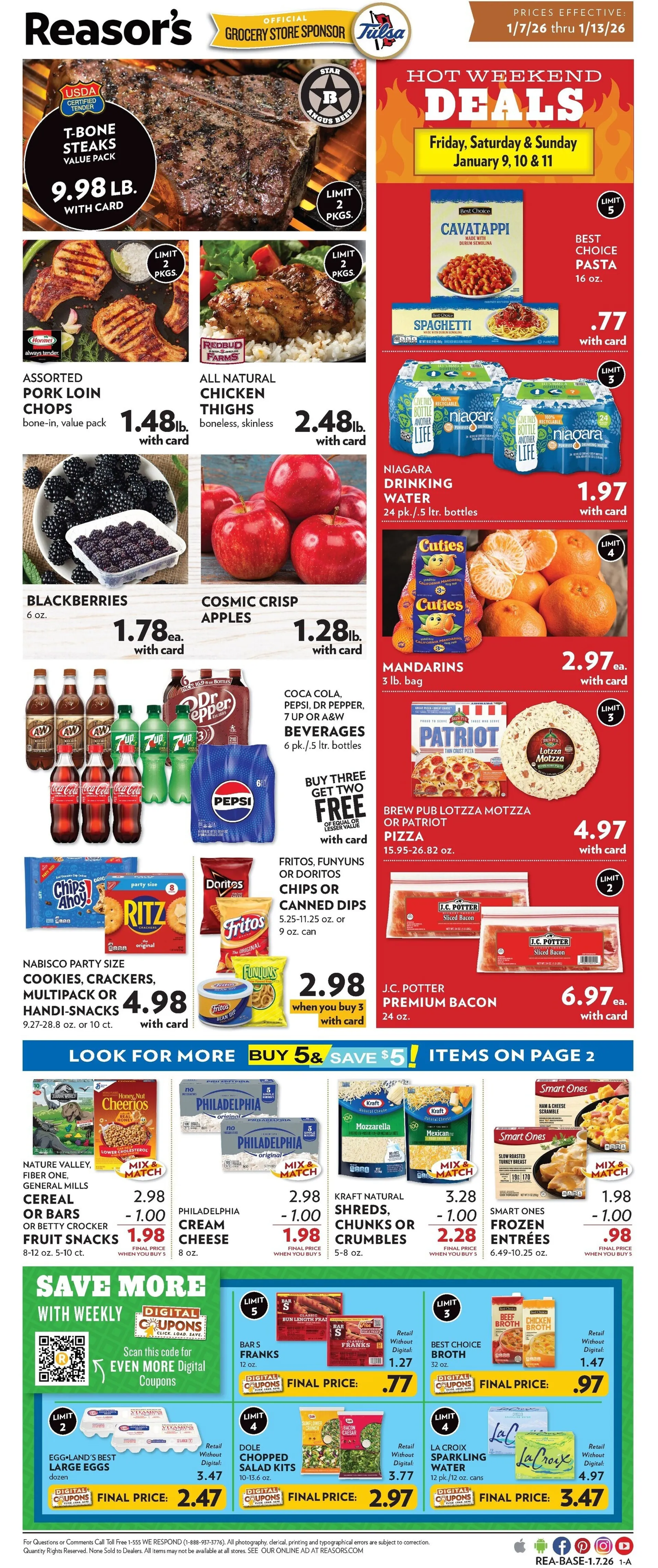 Weekly ad Reasor's Sales from January 7 to January 13 2026 - Page 