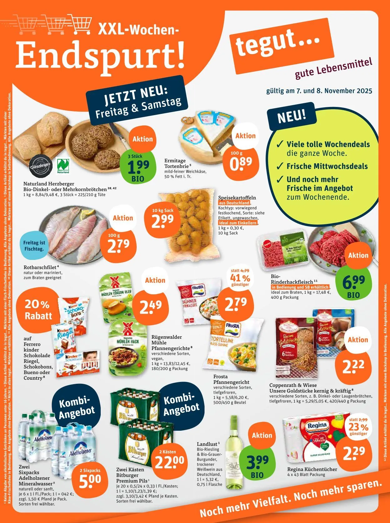  Prospekt tegut...  von 3. November bis 8. November 2025 - Prospekt seite 1