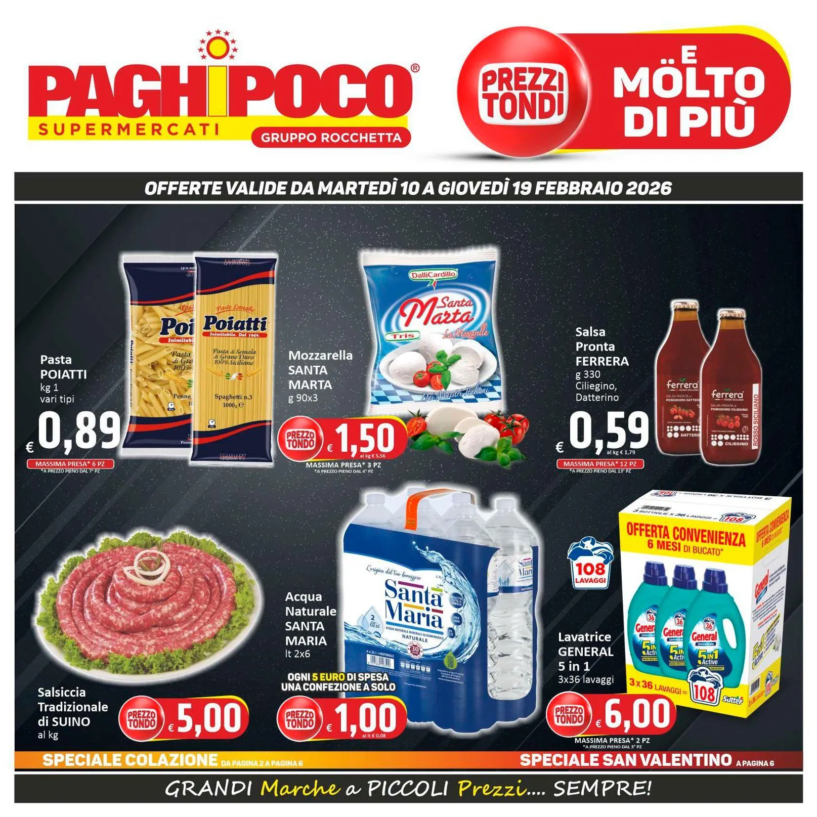 Volantino Paghi Poco da 10 febbraio a 19 febbraio di 2026 - Pagina del volantino 