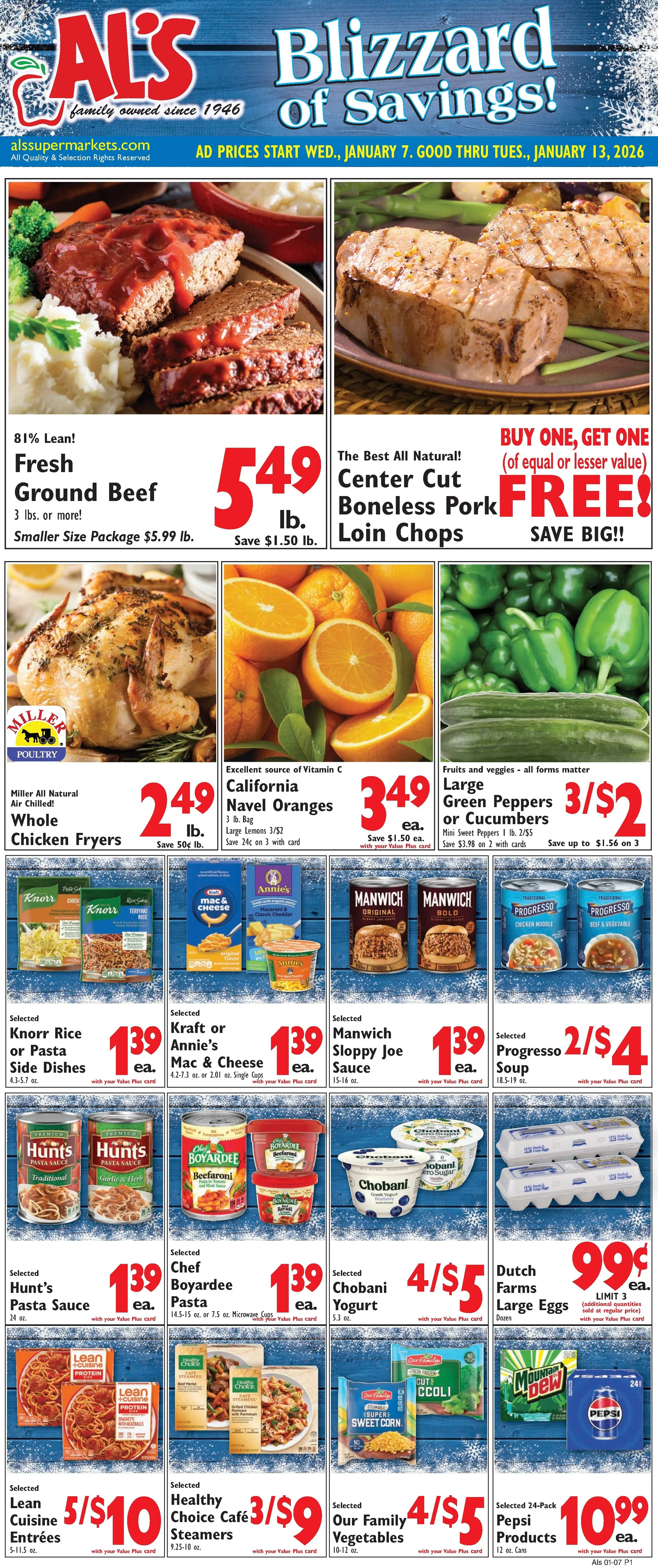 Weekly ad Al's Supermarket Sales from January 7 to January 13 2026 - Page 