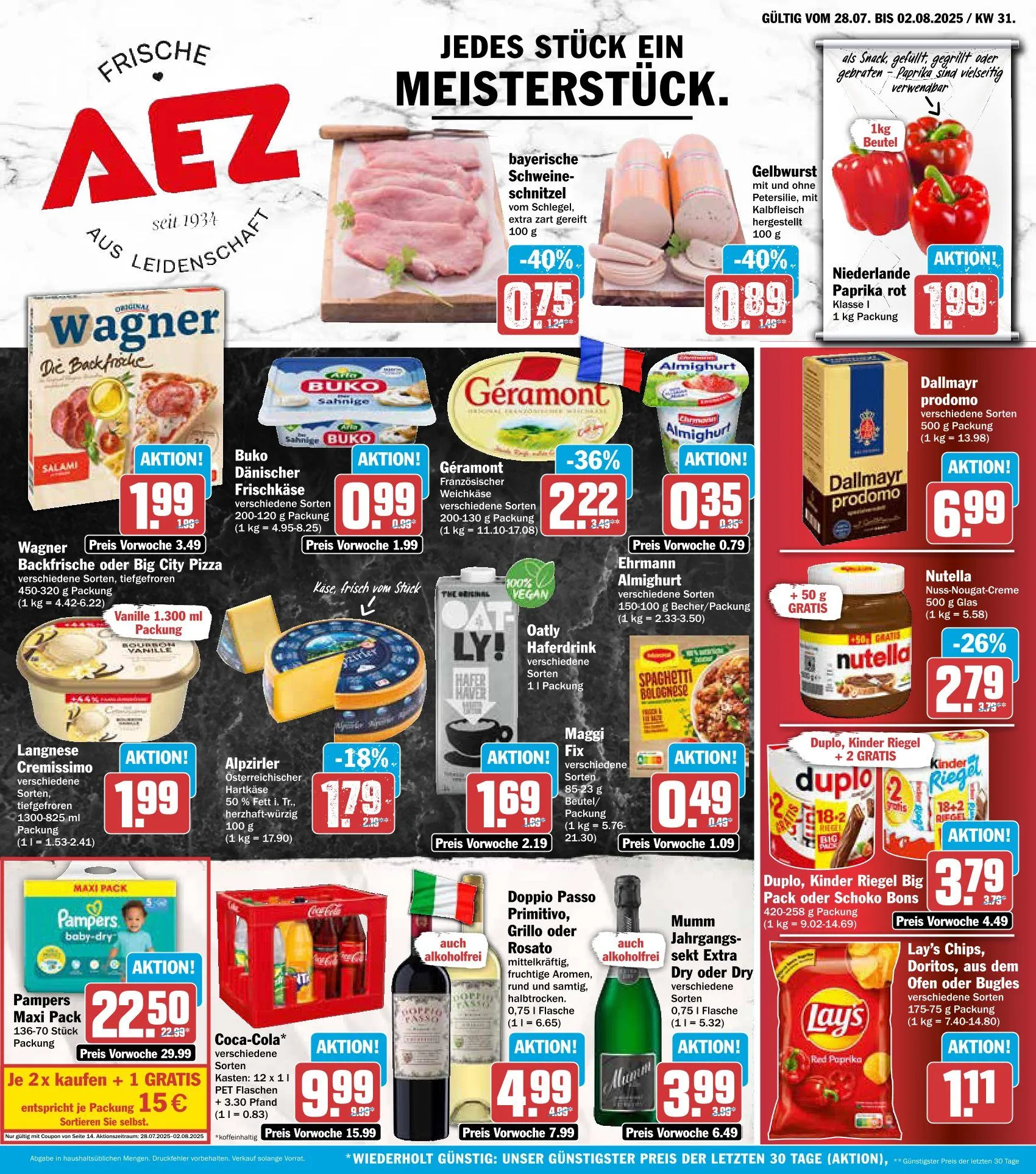 AEZ Prospekte von 28. Juli bis 2. August 2025 - Prospekt seite