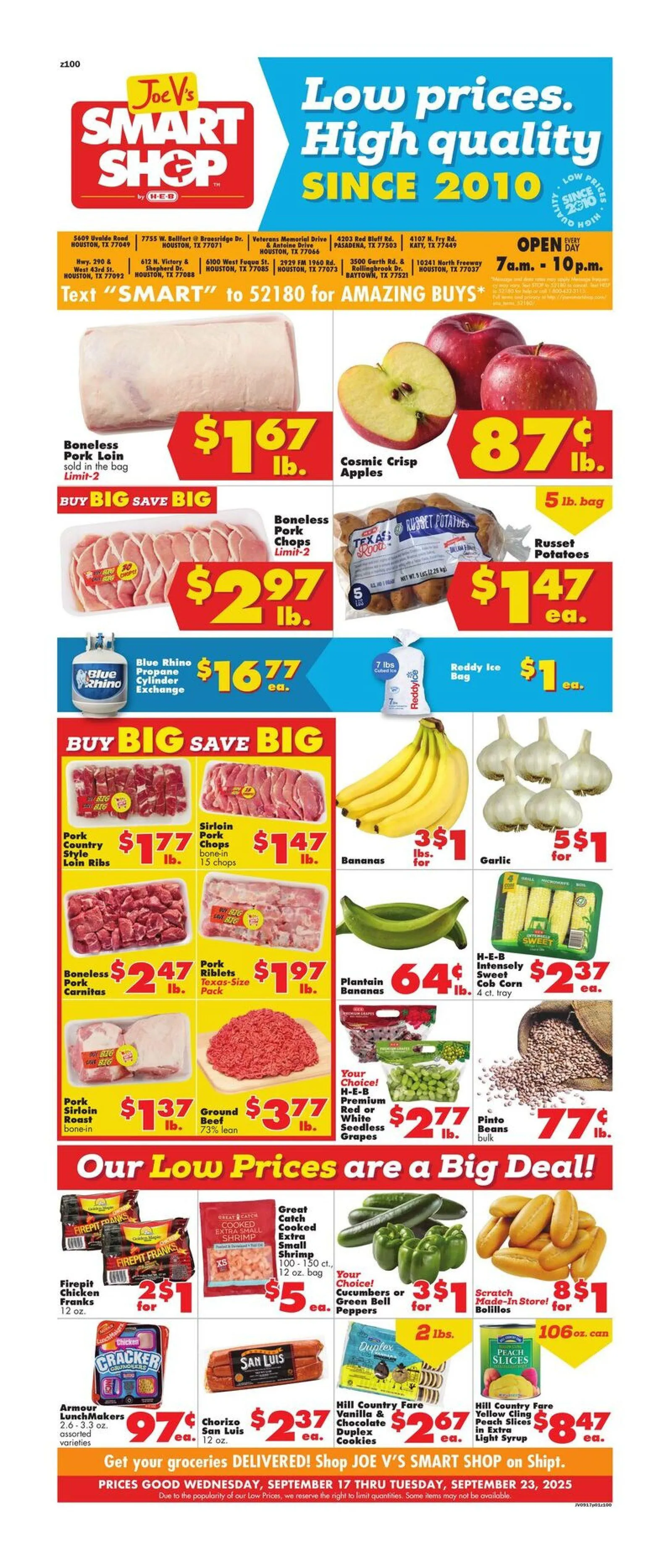 Weekly ad Joe V's Smart Shop Sales from September 17 to September 23 2025 - Page 