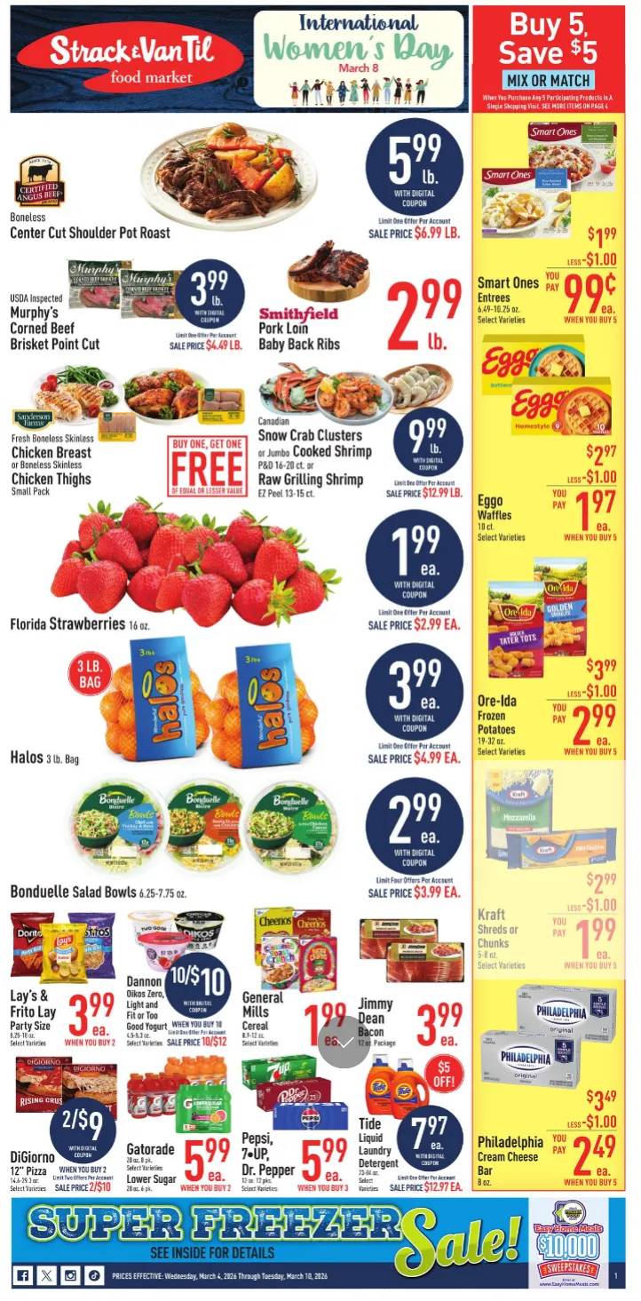 Weekly ad Strack & Van Til Sales from March 4 to March 10 2026 - Page 1