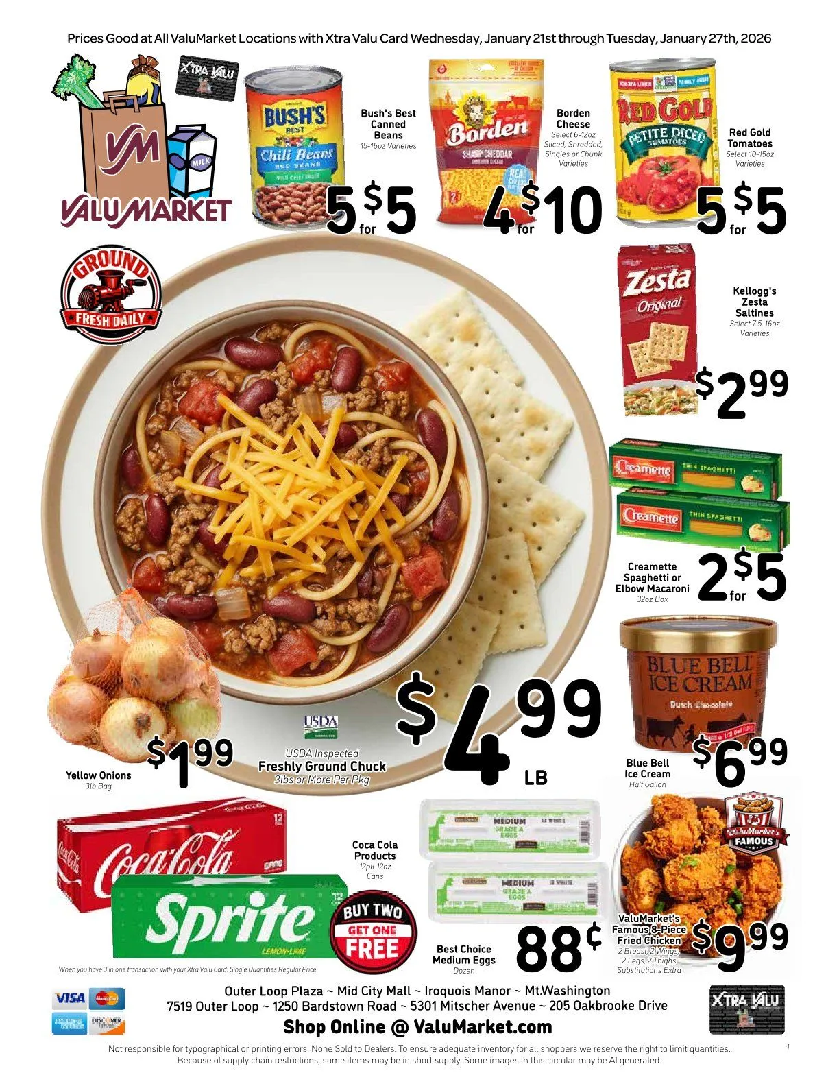 Weekly ad ValuMarket Sales from January 21 to January 27 2026 - Page 