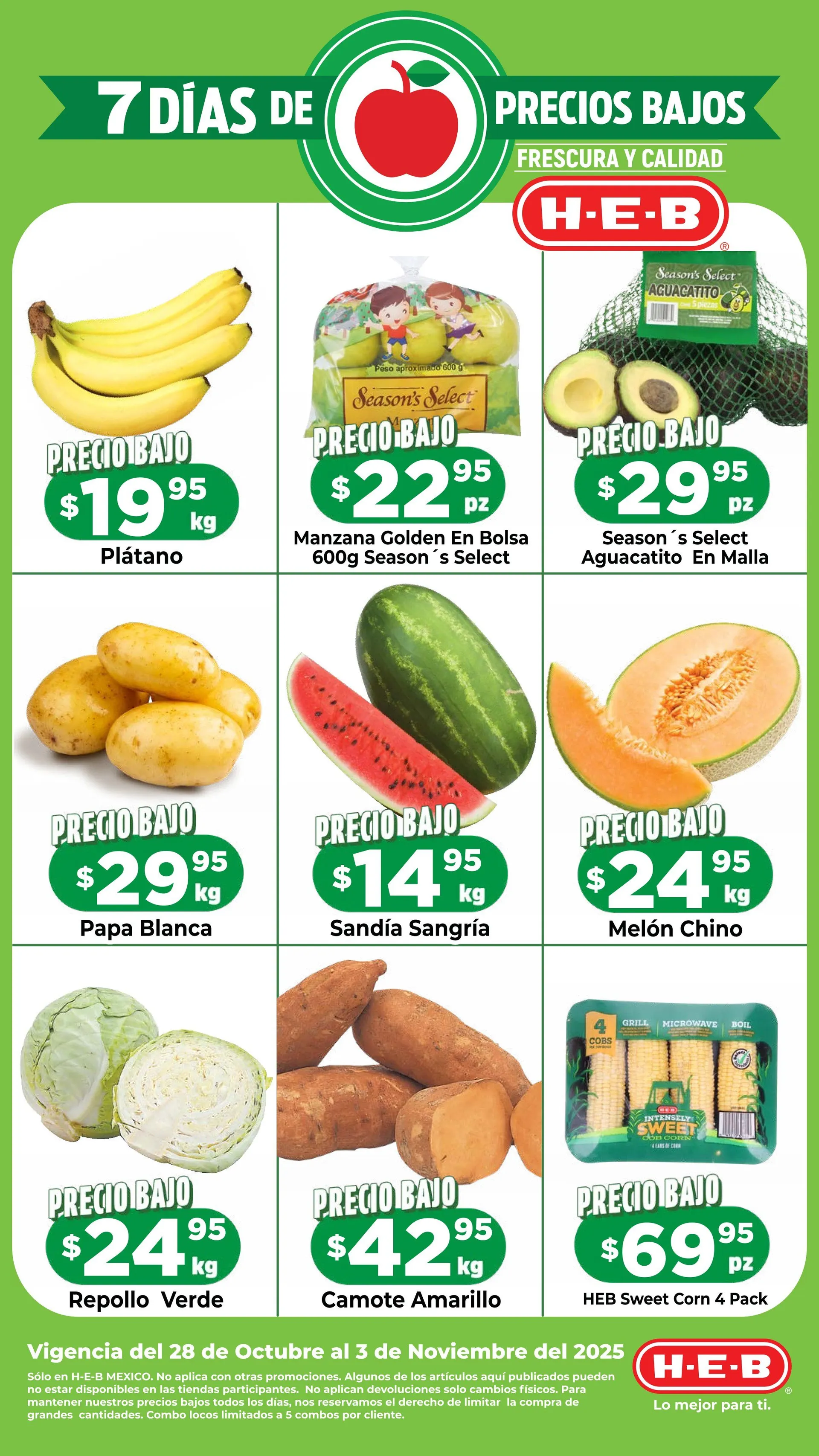 Catálogo de HEB Ofertas 28 de octubre al 3 de noviembre 2025 - Pagina 