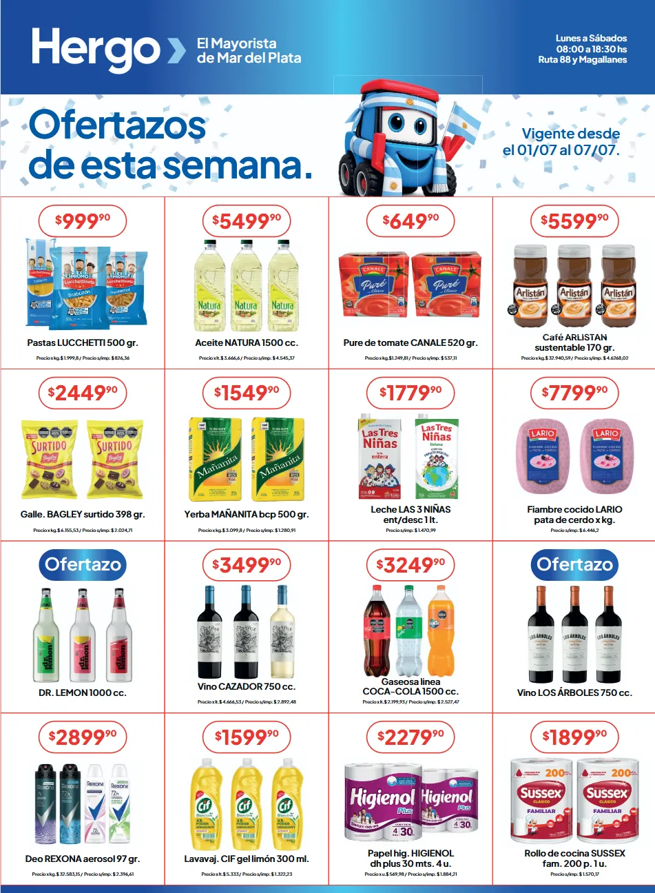 Ofertas de  Ofertas Hergo 1 de julio al 7 de julio 2026 - Página 1 del catálogo