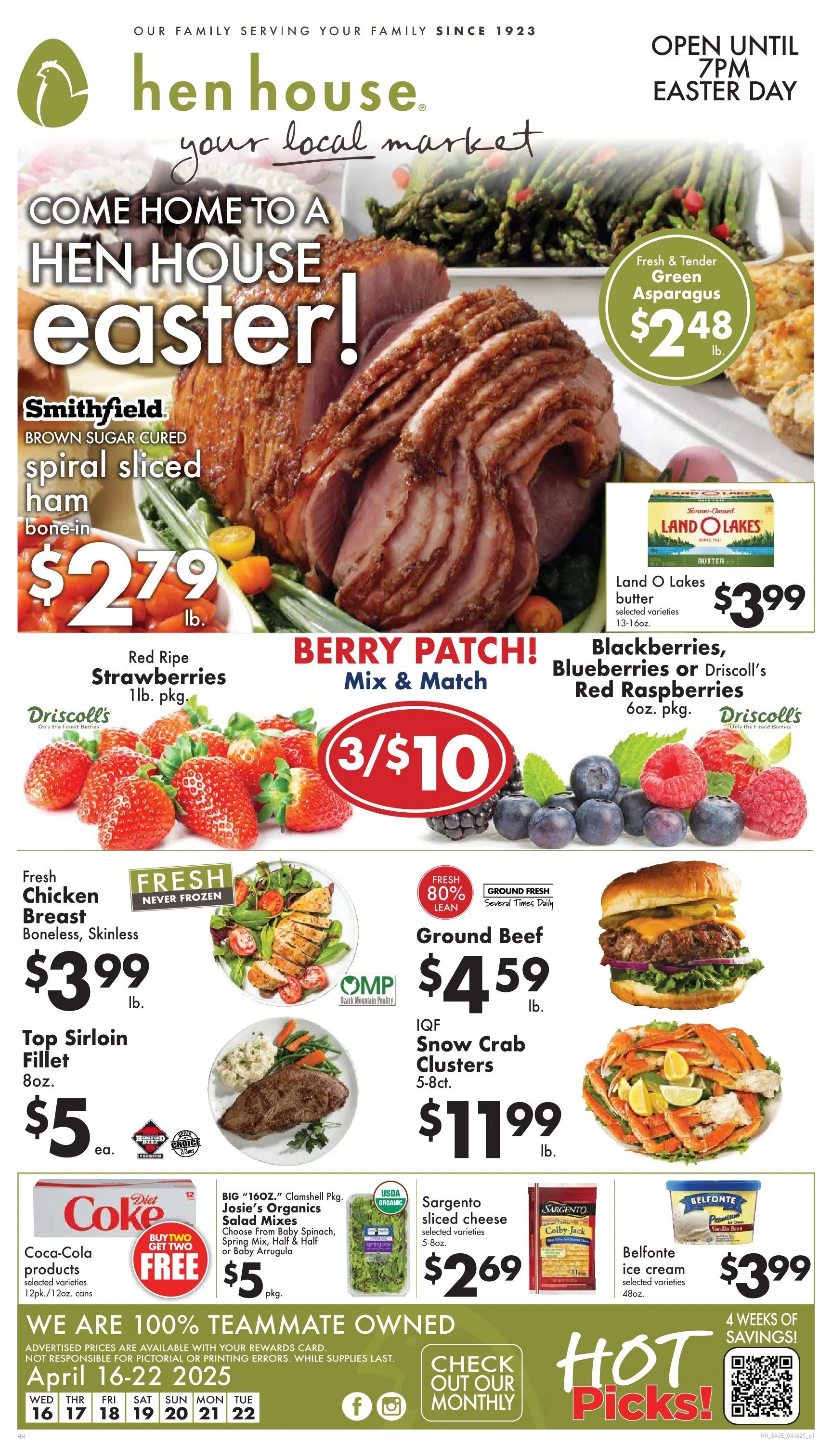 Weekly ad Hen House Deals from April 16 to April 22 2025 - Page 1