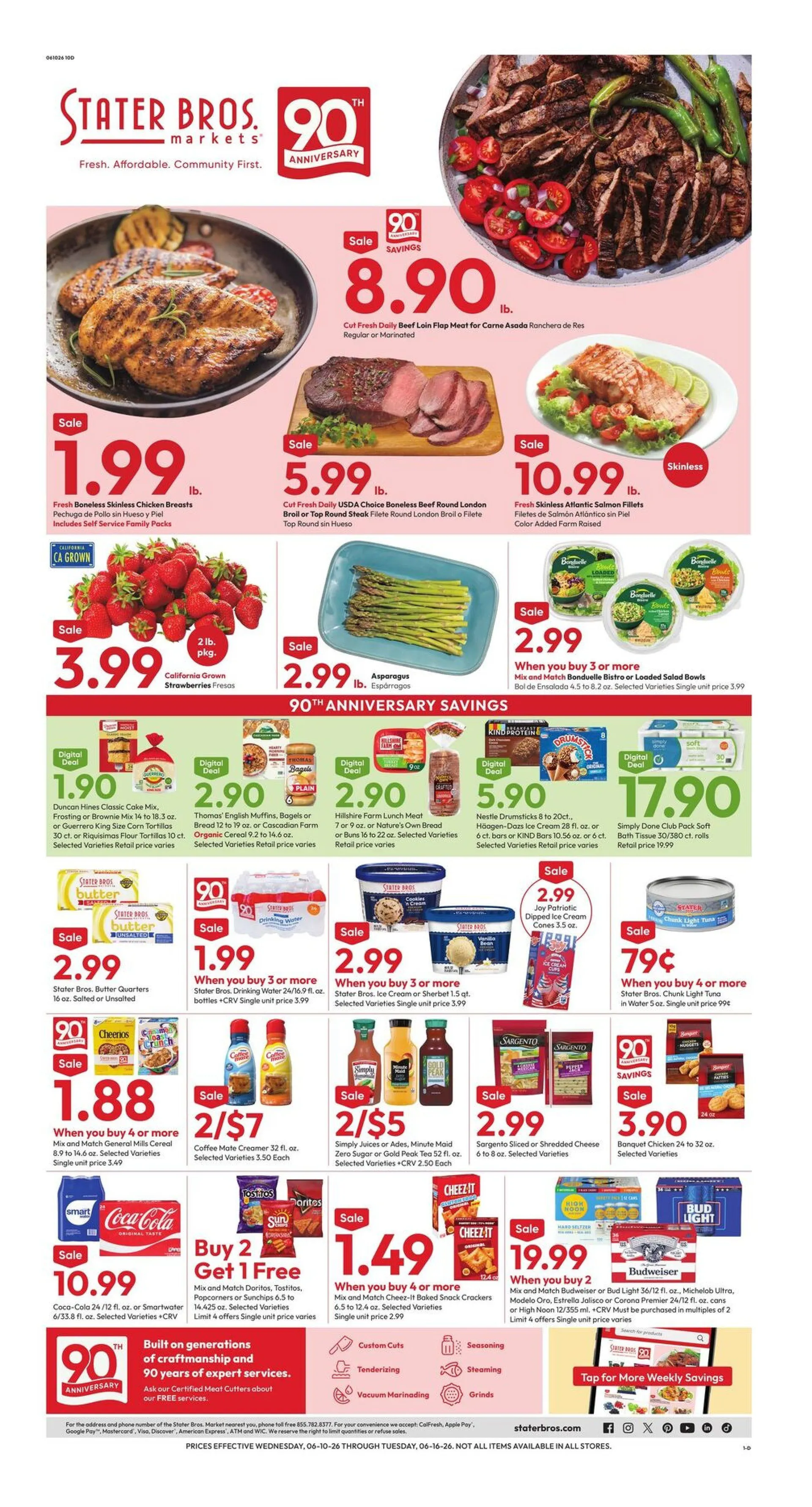 Weekly ad Stater Bros. Sales from June 10 to June 16 2026 - Page