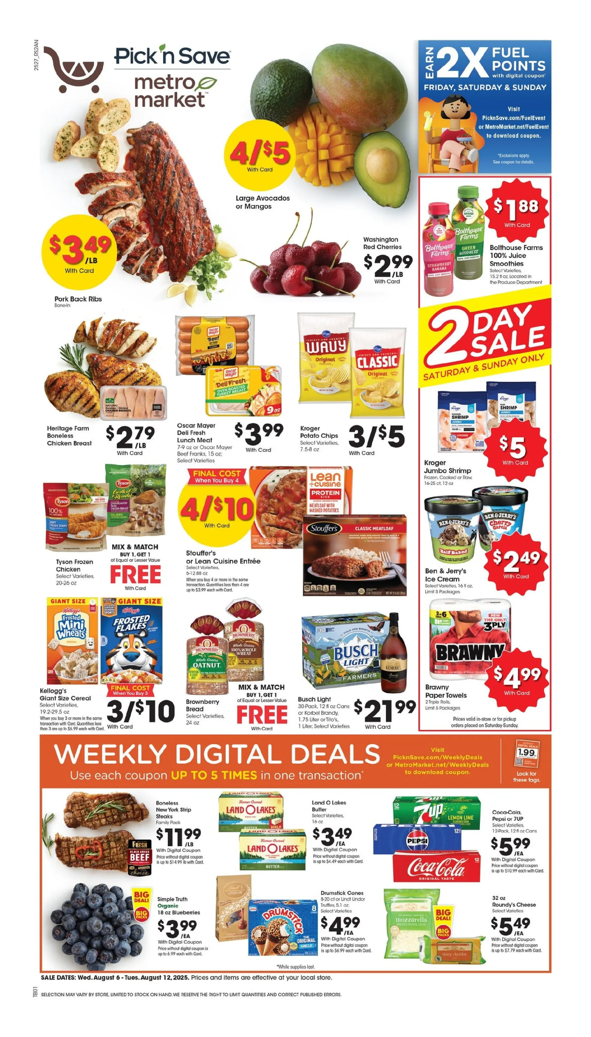 Weekly ad Metro Market Sales from August 6 to August 12 2025 - Page 