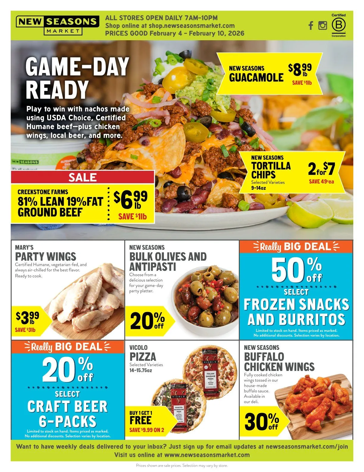 Weekly ad New Seasons Market Sales from February 4 to February 10 2026 - Page 1